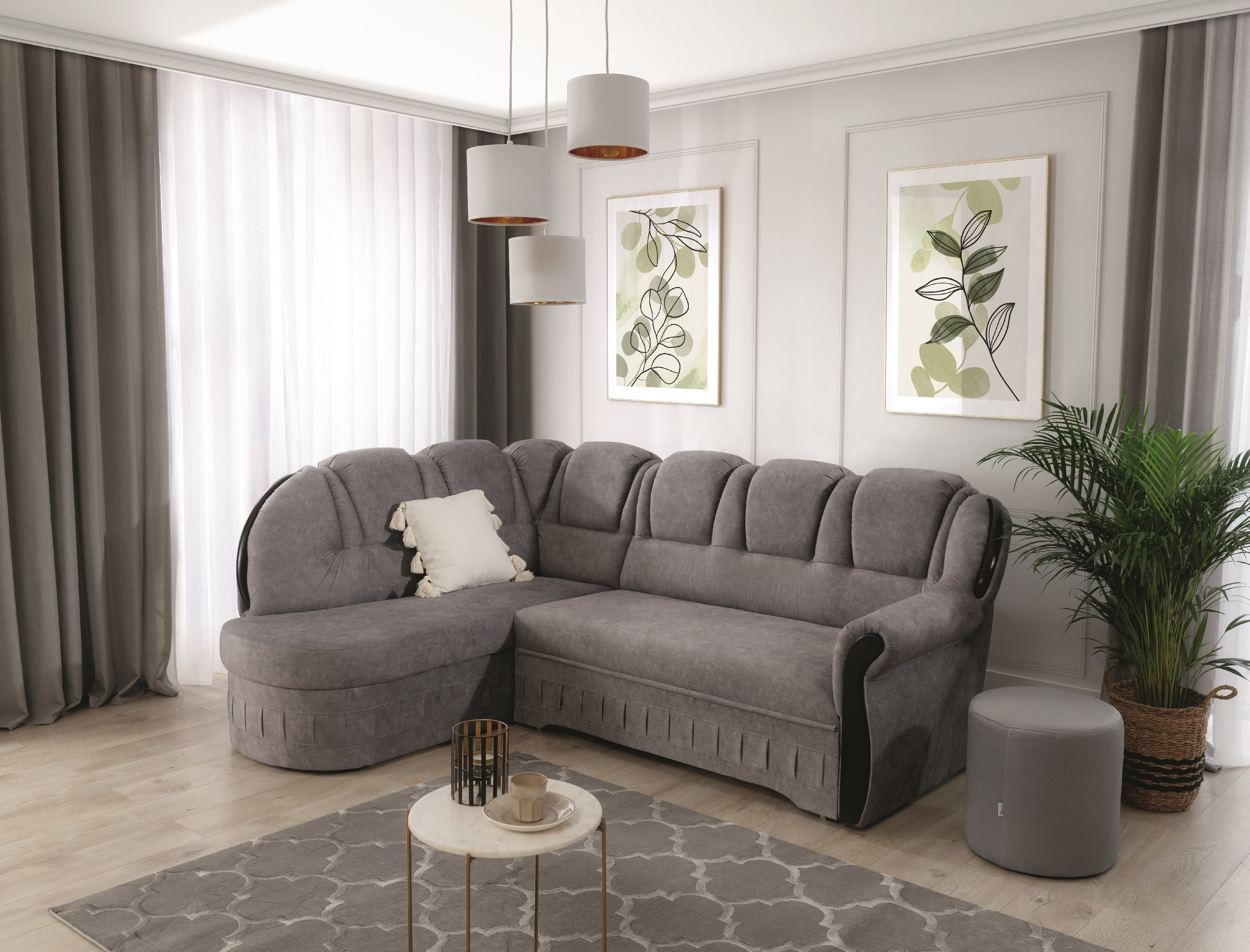 Sedací souprava Lord Provedení: Levá varianta, látka: Dora 21