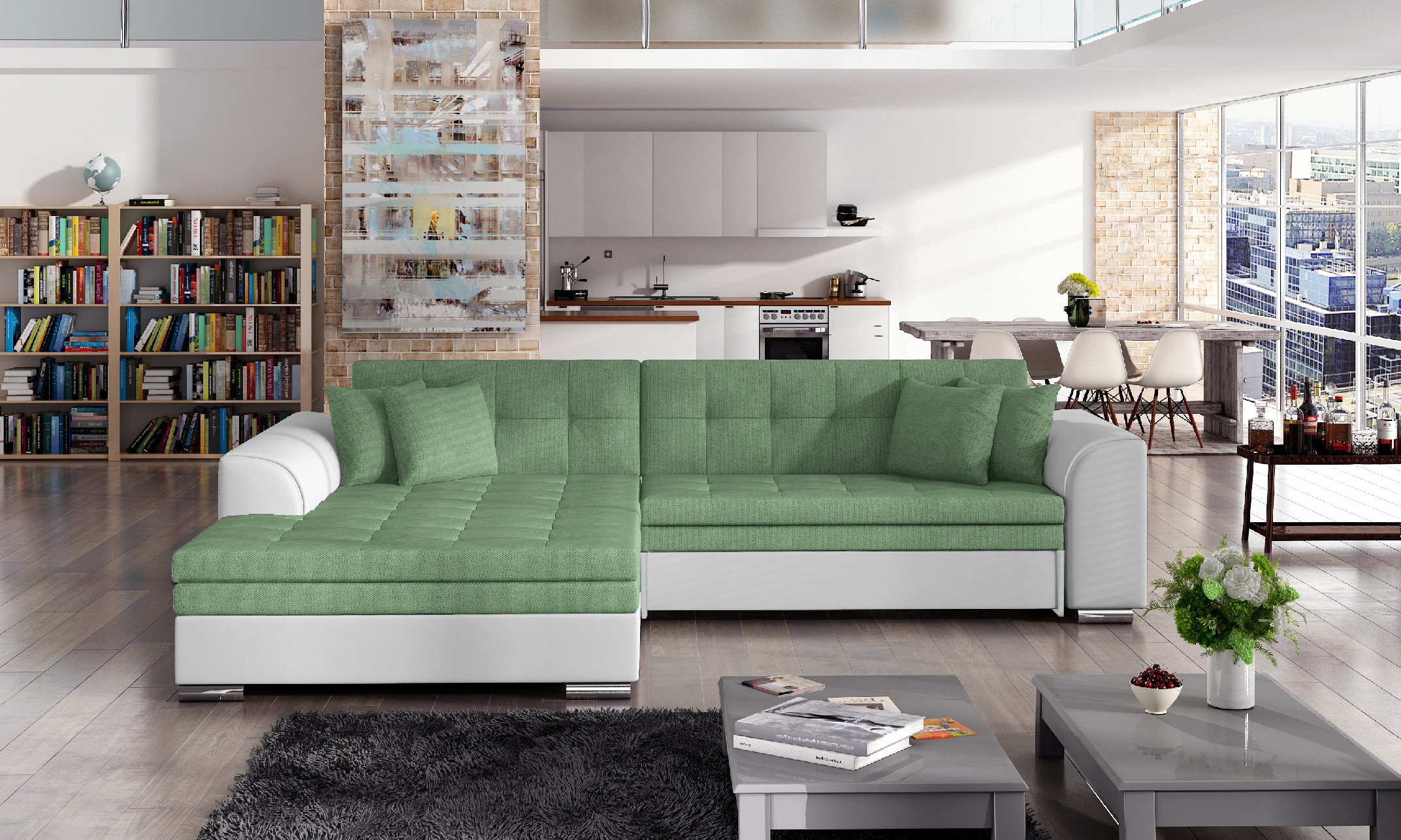 Sedací souprava Sorento Provedení: Levá varianta, látka: Soro 34/ Soft 17