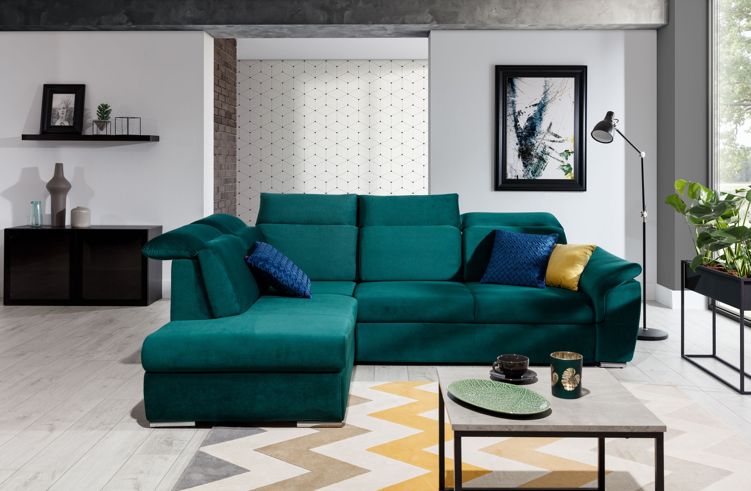 Levně Sedací souprava Loreto Provedení: Levá varianta, látka: Kronos 19