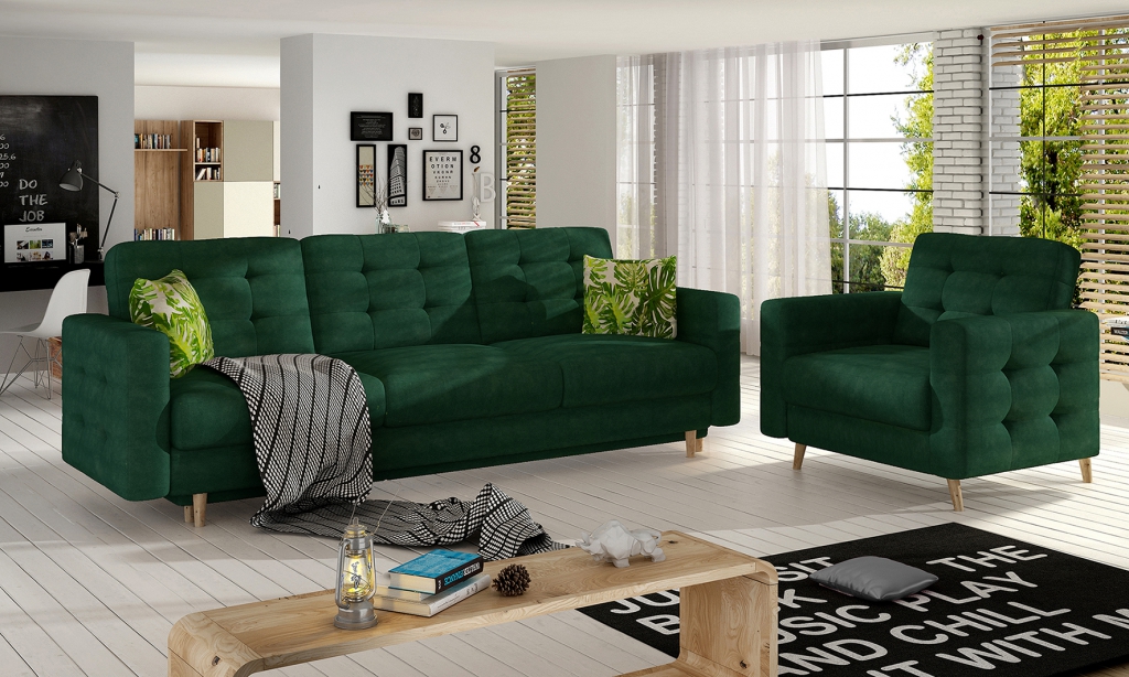 Sedací sestava Asgard 3+1 látka: Kronos 19/ Jungle 32