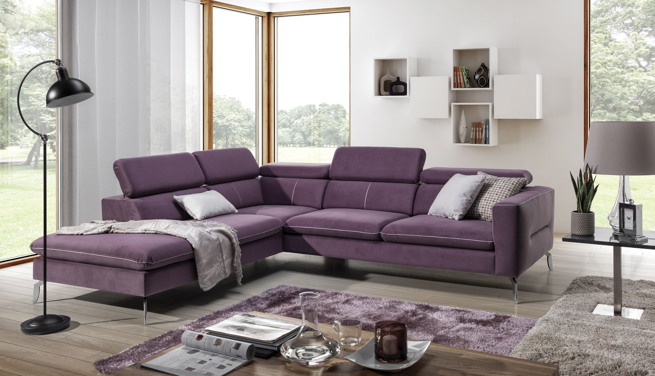 Sedací souprava Arezza Provedení: Levá varianta, látka: Urban 8