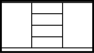 Ložnice Dubaj Barva korpusu: Bílá + černé sklo, Varianty: Komoda - Bílá + černé sklo