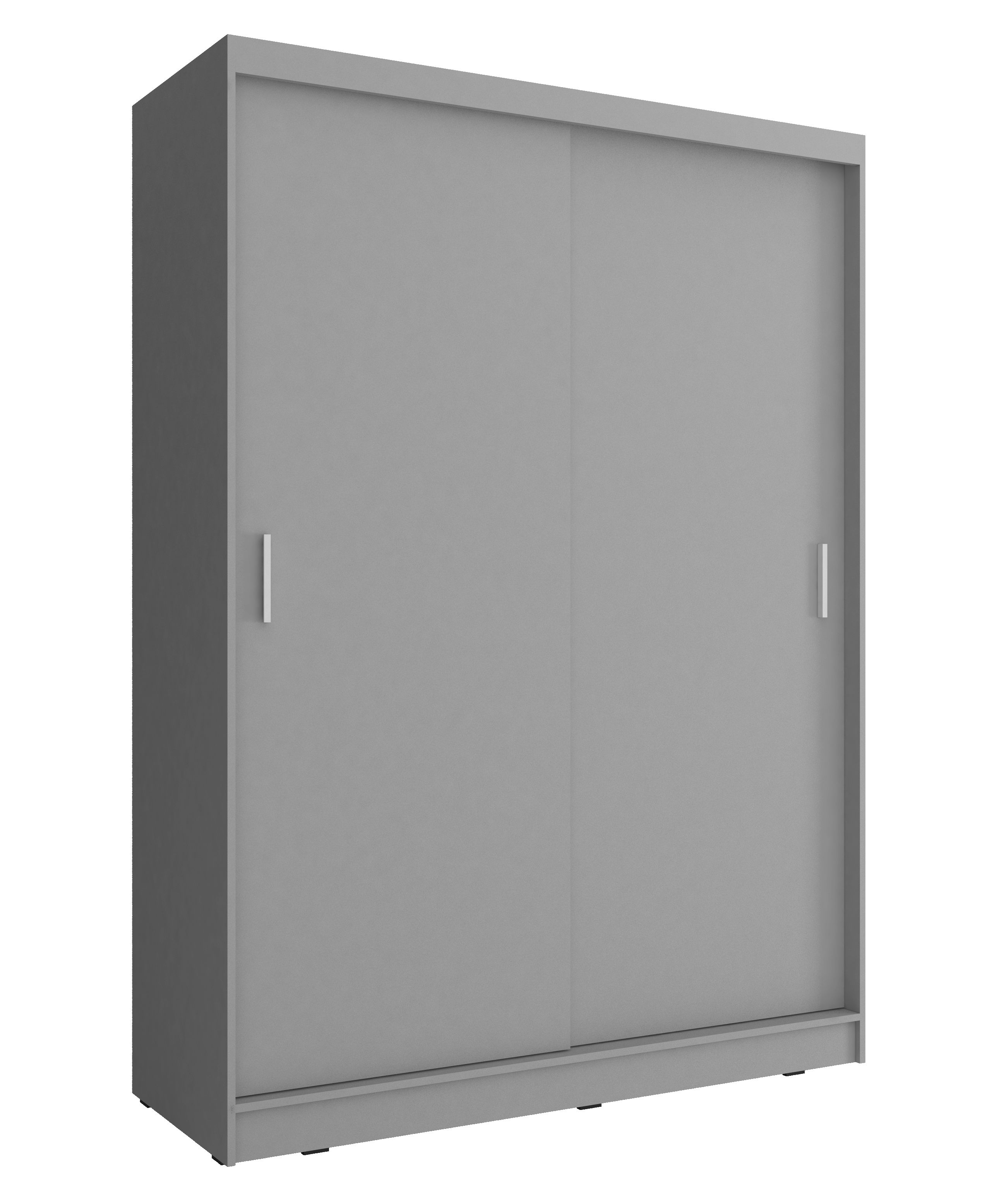 Šatní skříň Wiki 130/150 Barva korpusu: Grafit, Rozměry: 130 cm, Dveře: Bez zrcadla - Grafit,Bez zrc