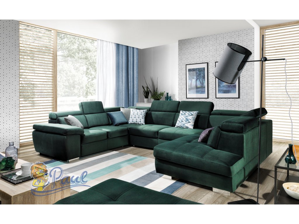 Sedací souprava Rosso U Provedení: Levá U, látka: Monolith 37