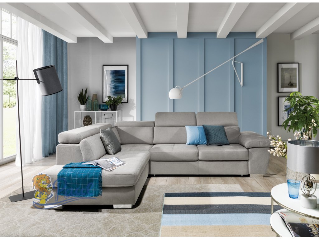 Sedací souprava Rosso 1 Provedení: Levá varianta, látka: Monolith 97