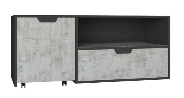 TV stolek Nano NA10 Barva korpusu: Grafit/Enigma - Grafit,Enigma