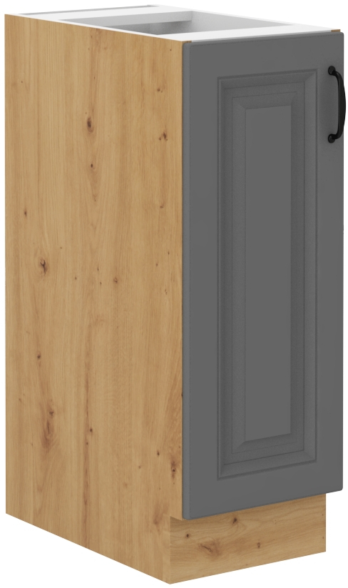 Spodní skříňka Stilo 30 D CARGO BB Barva korpusu: Dub artisan, Barva dvířek: Dust Grey