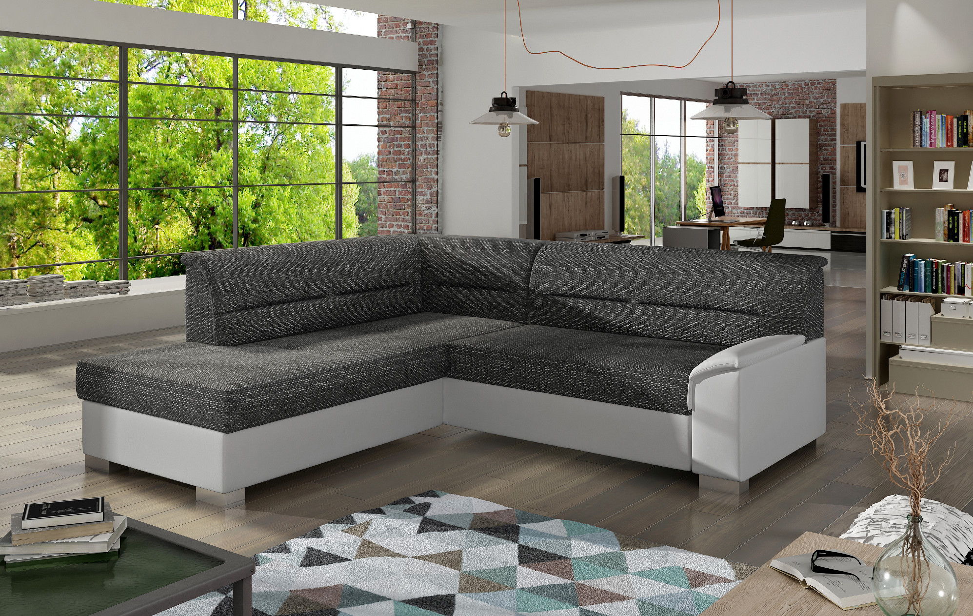 Sedací souprava Bergen Provedení: Levá varianta, látka: Berlin 02/ Soft 17