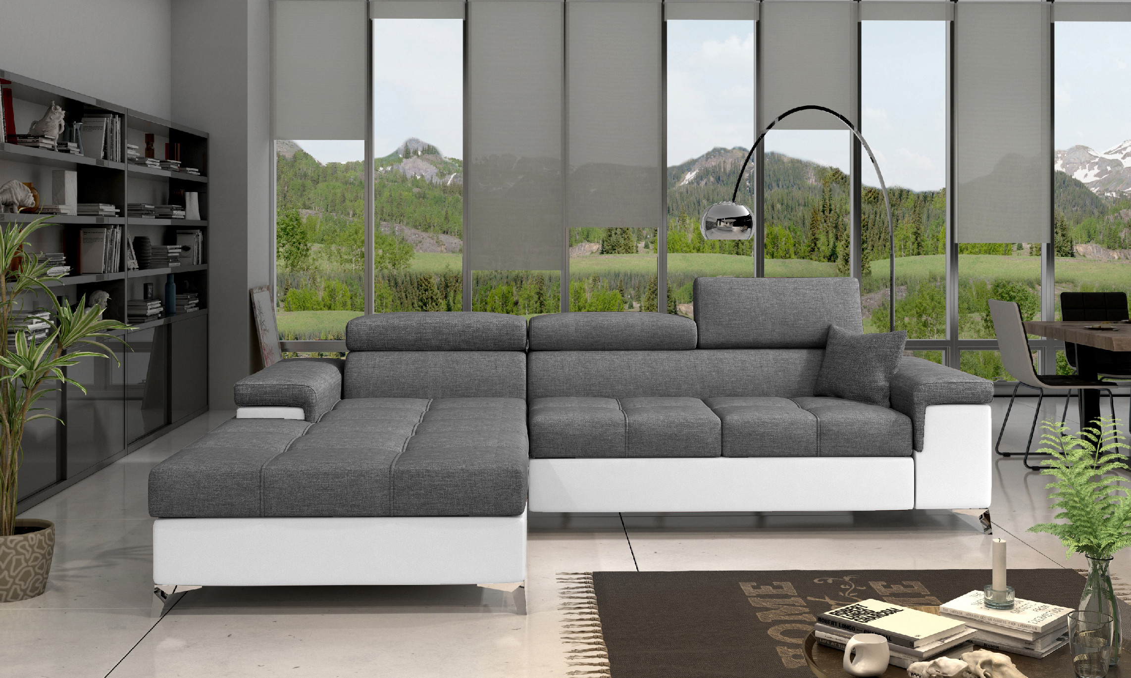 Sedací souprava Ricardo Provedení: Levá varianta, látka: Sawana 05/ Soft 17