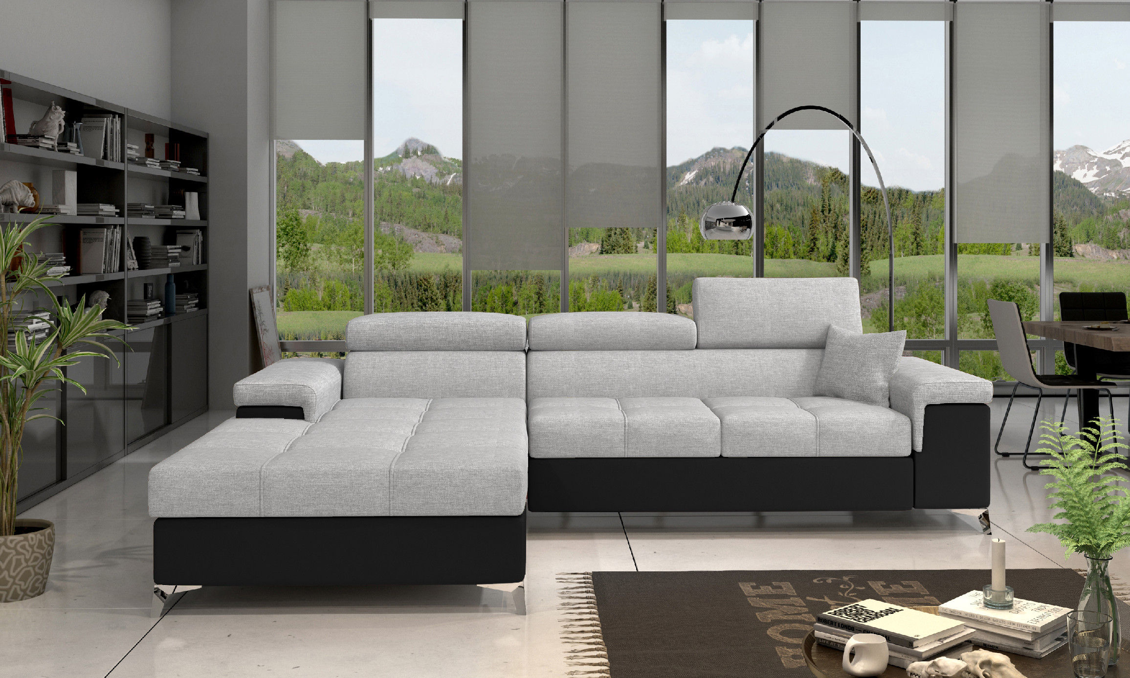 Sedací souprava Ricardo Provedení: Levá varianta, látka: Sawana 21/ Soft 11