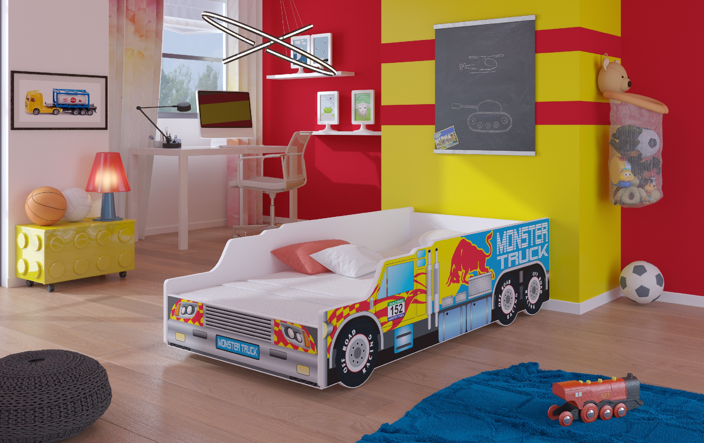 Dětská postel - Monster Truck Rozměr: 160 x 80 cm