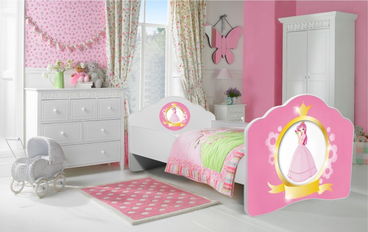 Dětská postel s obrázky - čelo Casimo Rozměr: 140 x 70 cm, Obrázek: Růženka