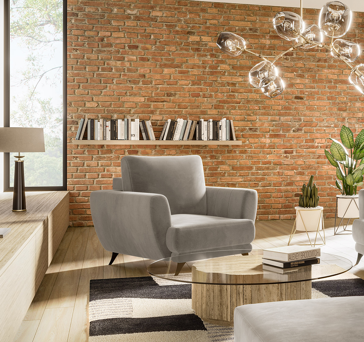 Křeslo Megis látka: Sola 18