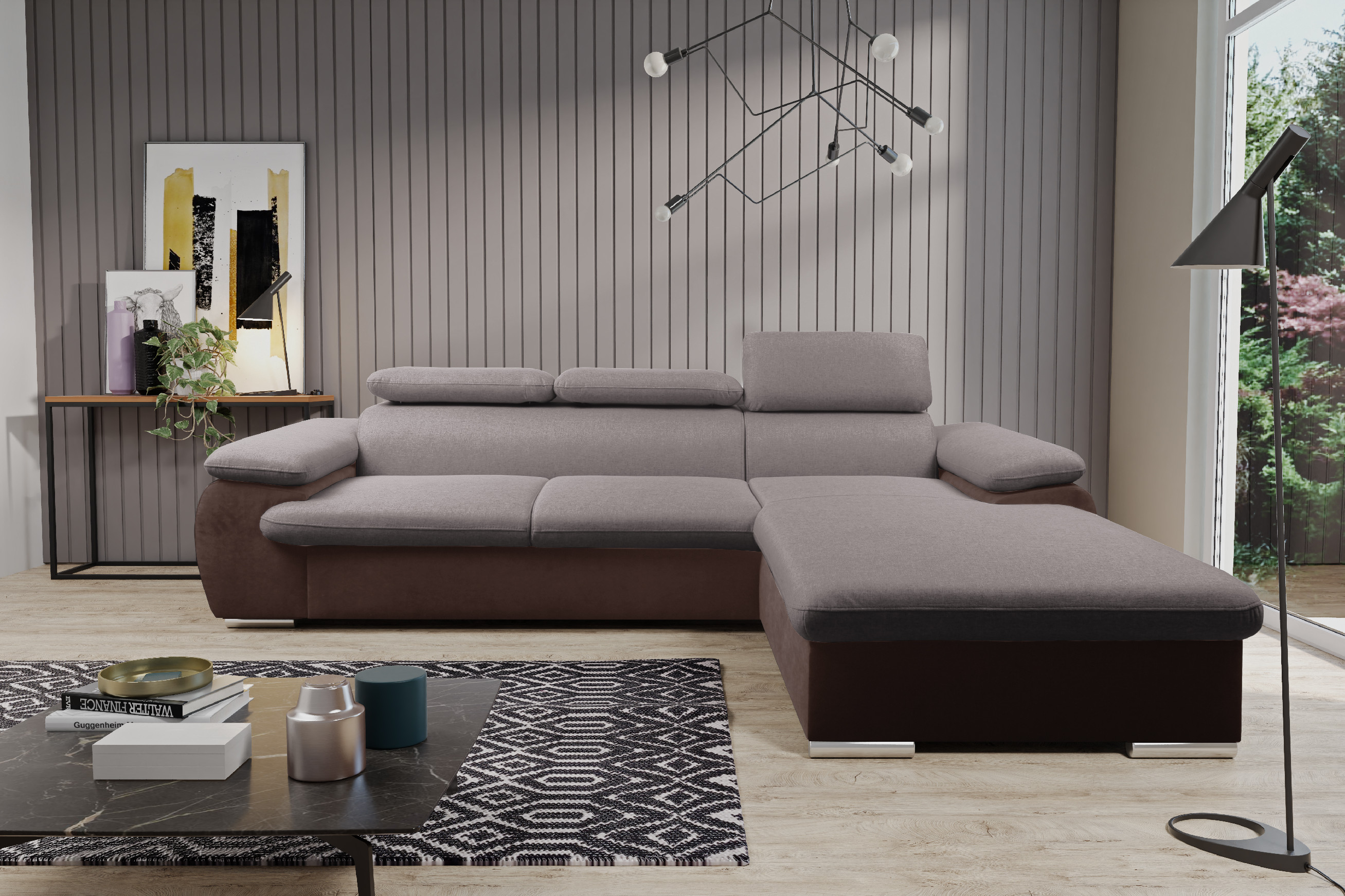 Sedací souprava Coast Stark 372 / Mura 29 Provedení: Pravá varianta, látka: Stark 372 / Mura 29