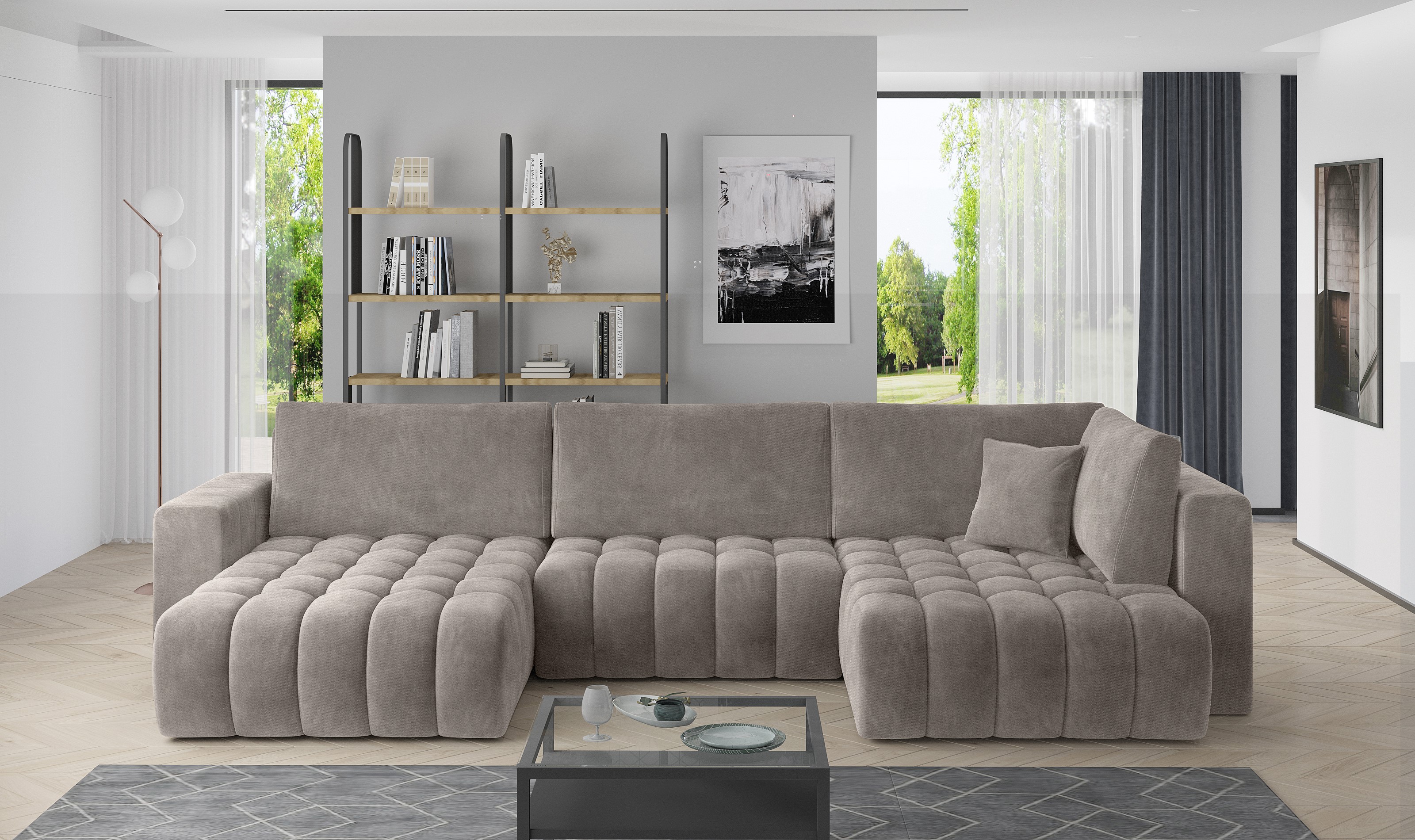 Sedací souprava Bonito Provedení: Levá U, látka: Sola 18