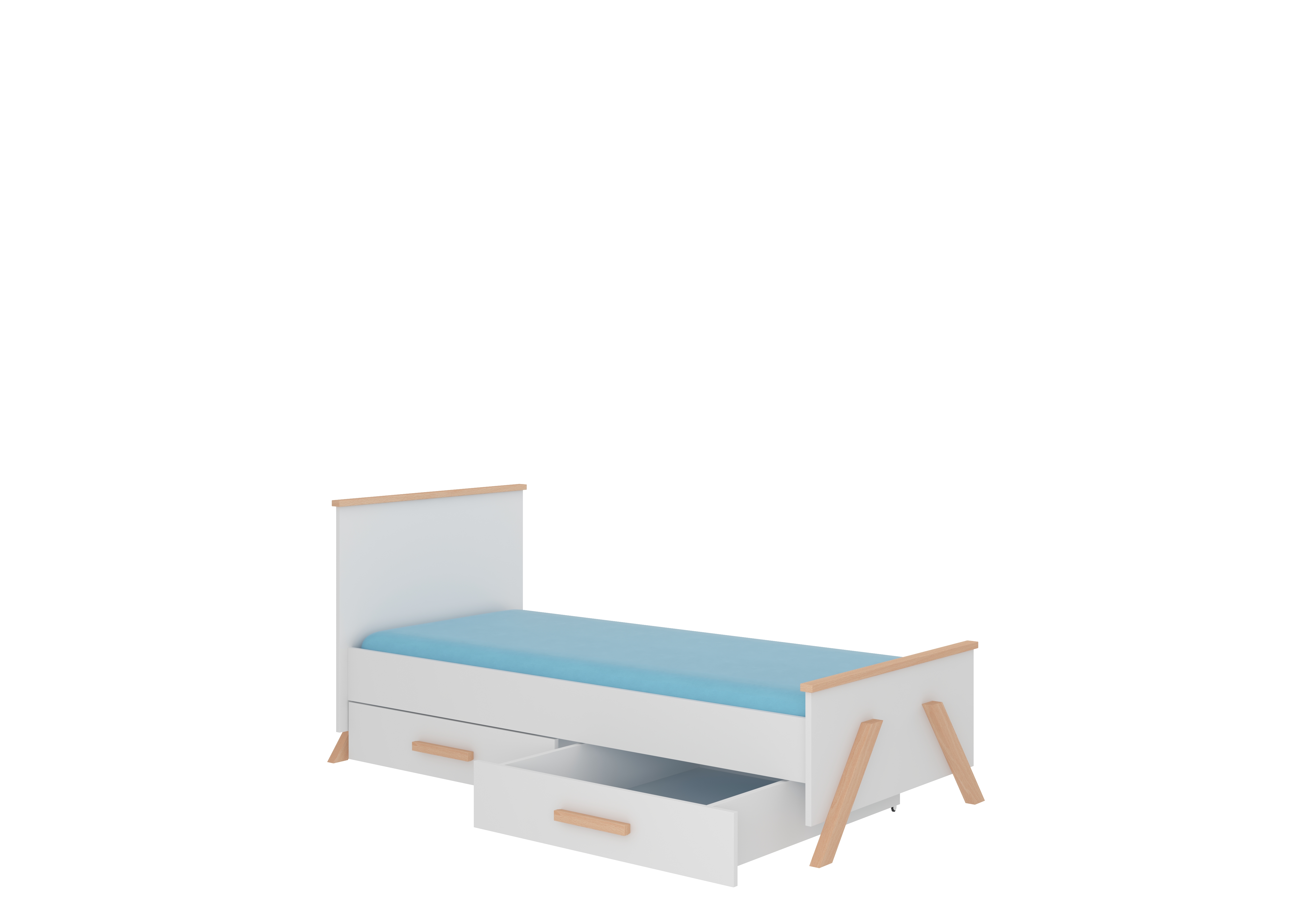 Dětská postel Koral Rozměr: 208 x 99 cm