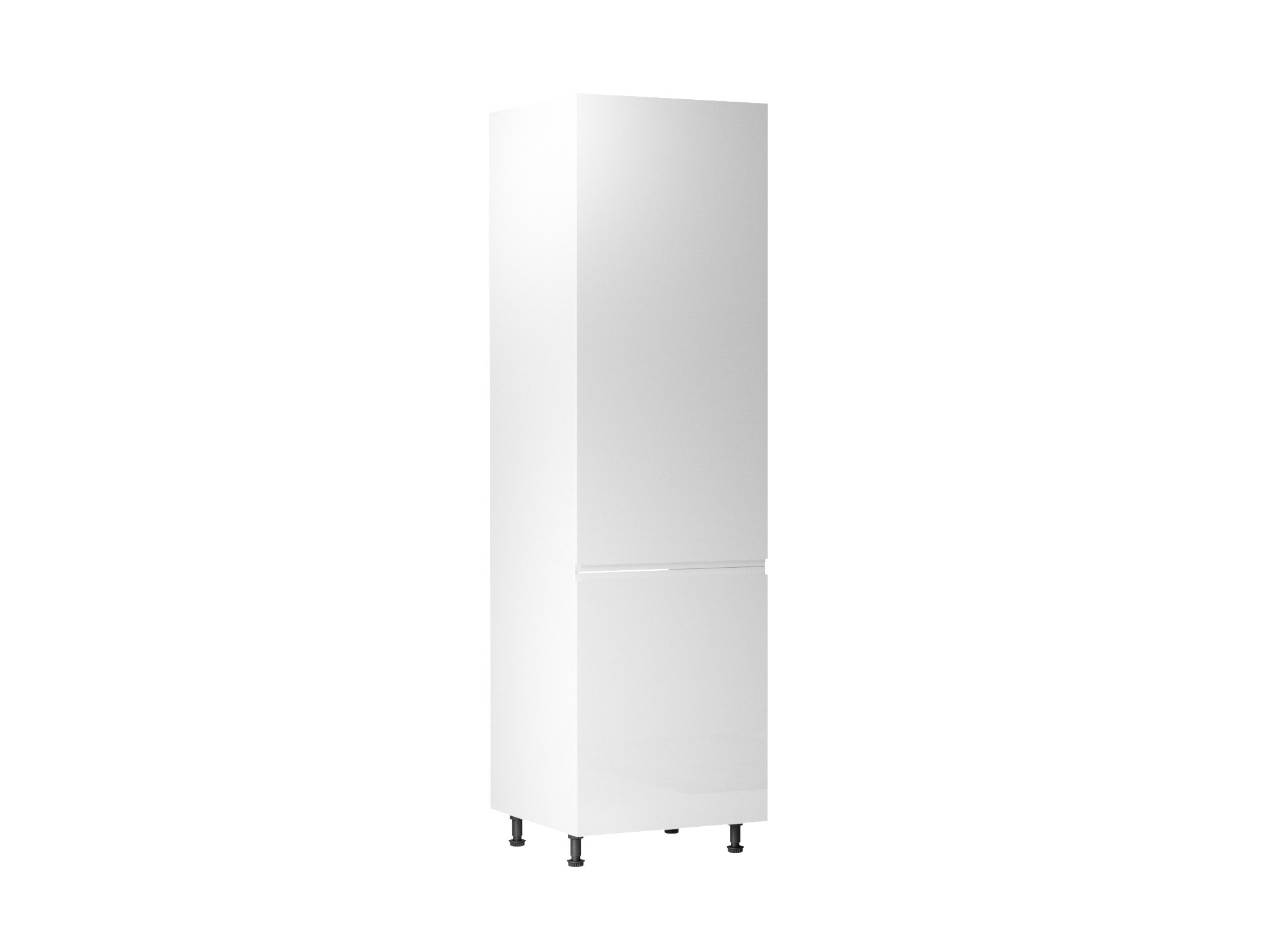 Skříňka pro vestavnou lednici Aspen D60ZL (P/L) Možnosti: Pravá varianta, Barva dvířek: Bílá - Bílá