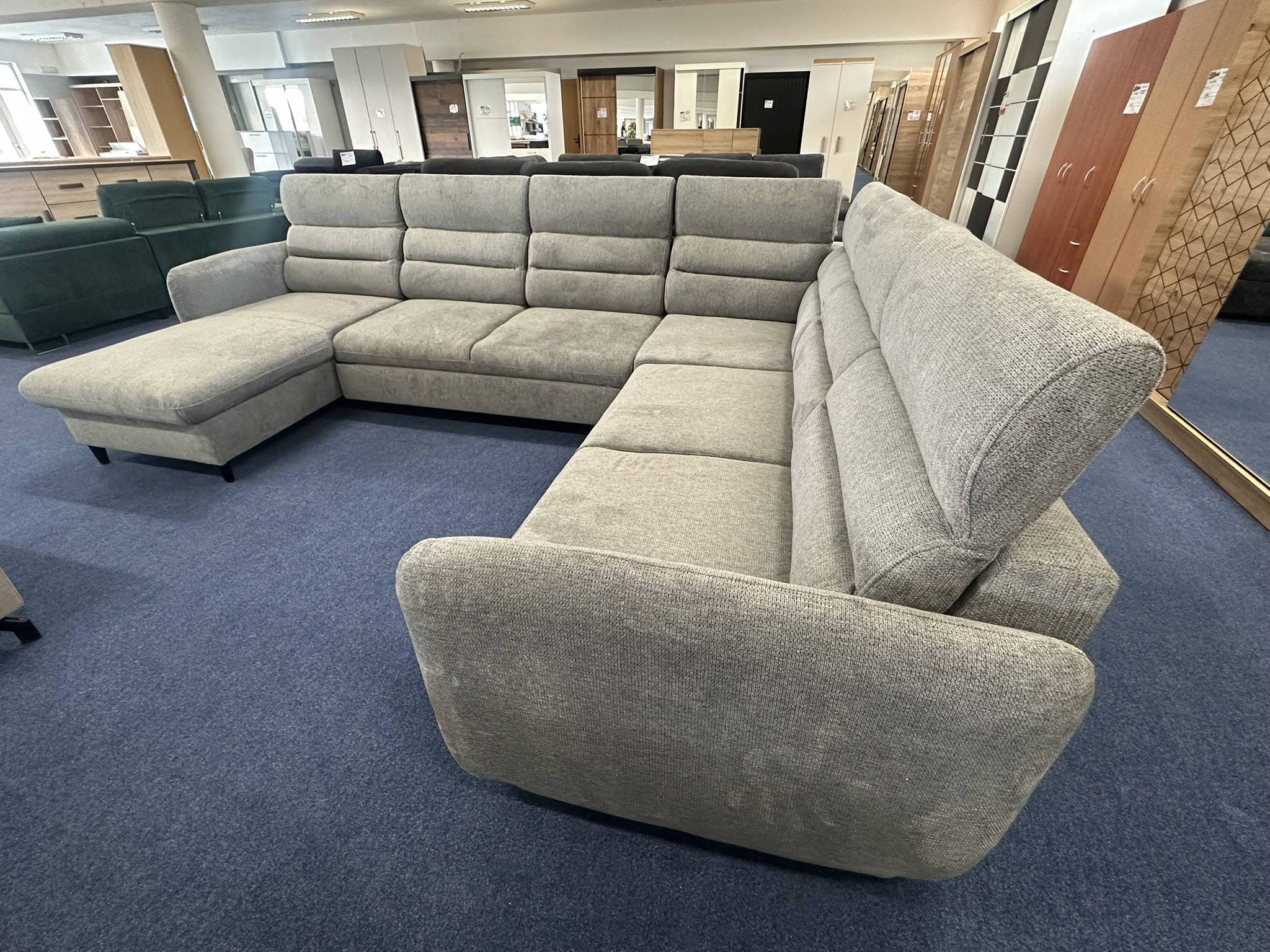 Sedací souprava Samos II Provedení: Levá U, látka: Aragon 93