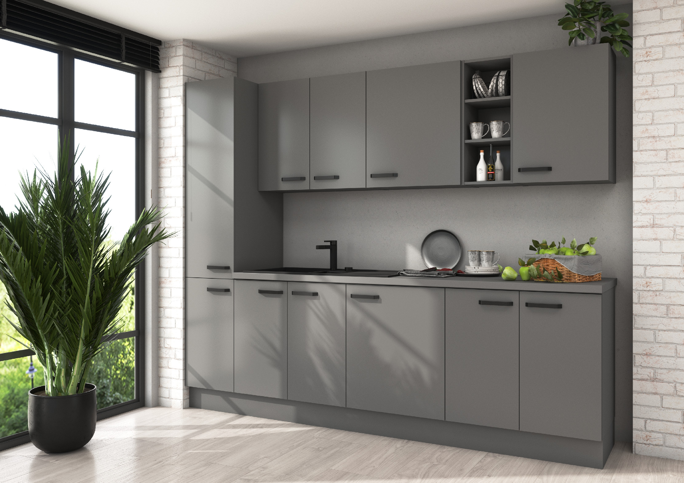 Kuchyňská linka 260 cm Nessa 1