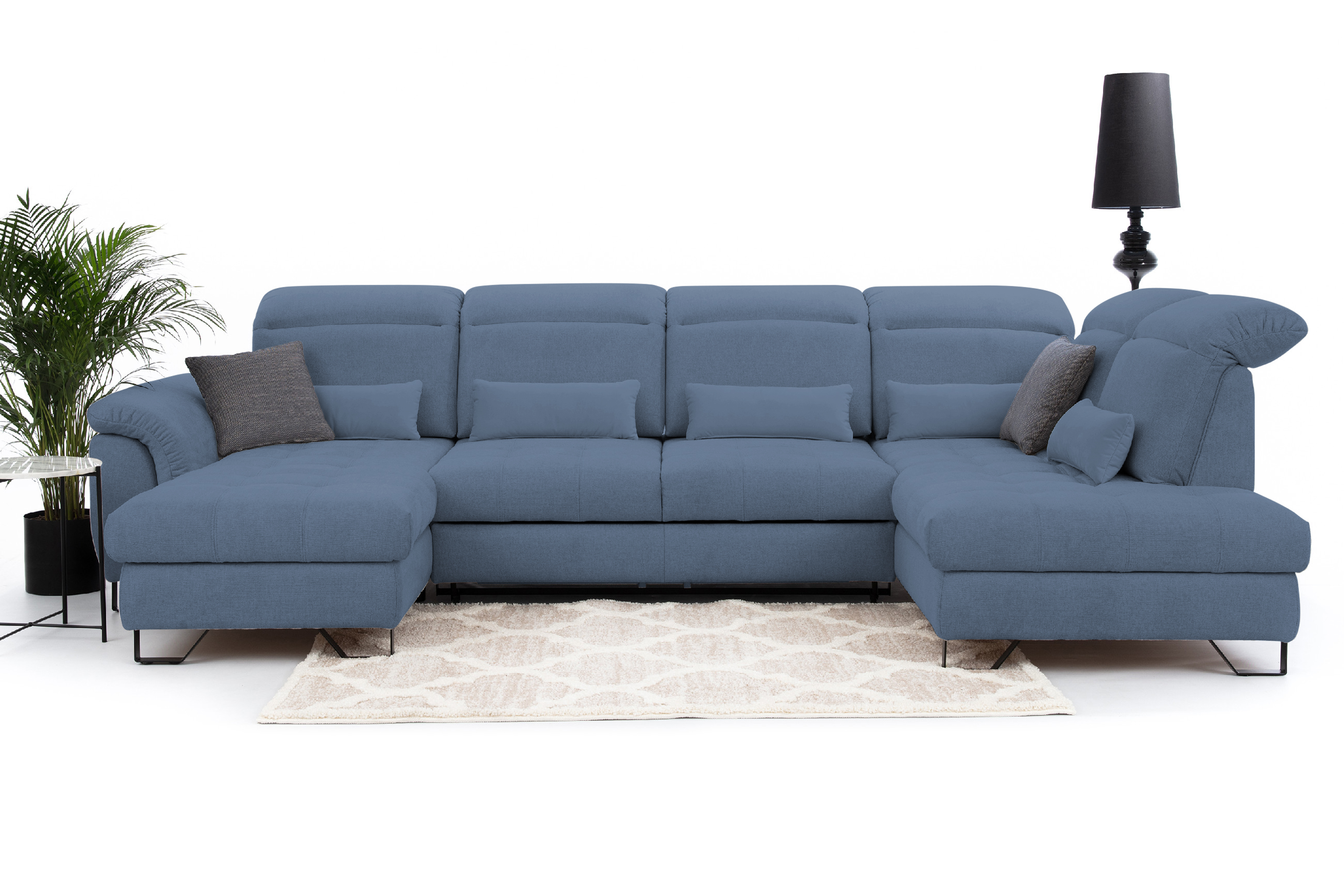 Sedací souprava Giovani do U - látka Urban Provedení: Levá U, Nožičky: Nožičky kovové - černé, látka: Urban 12