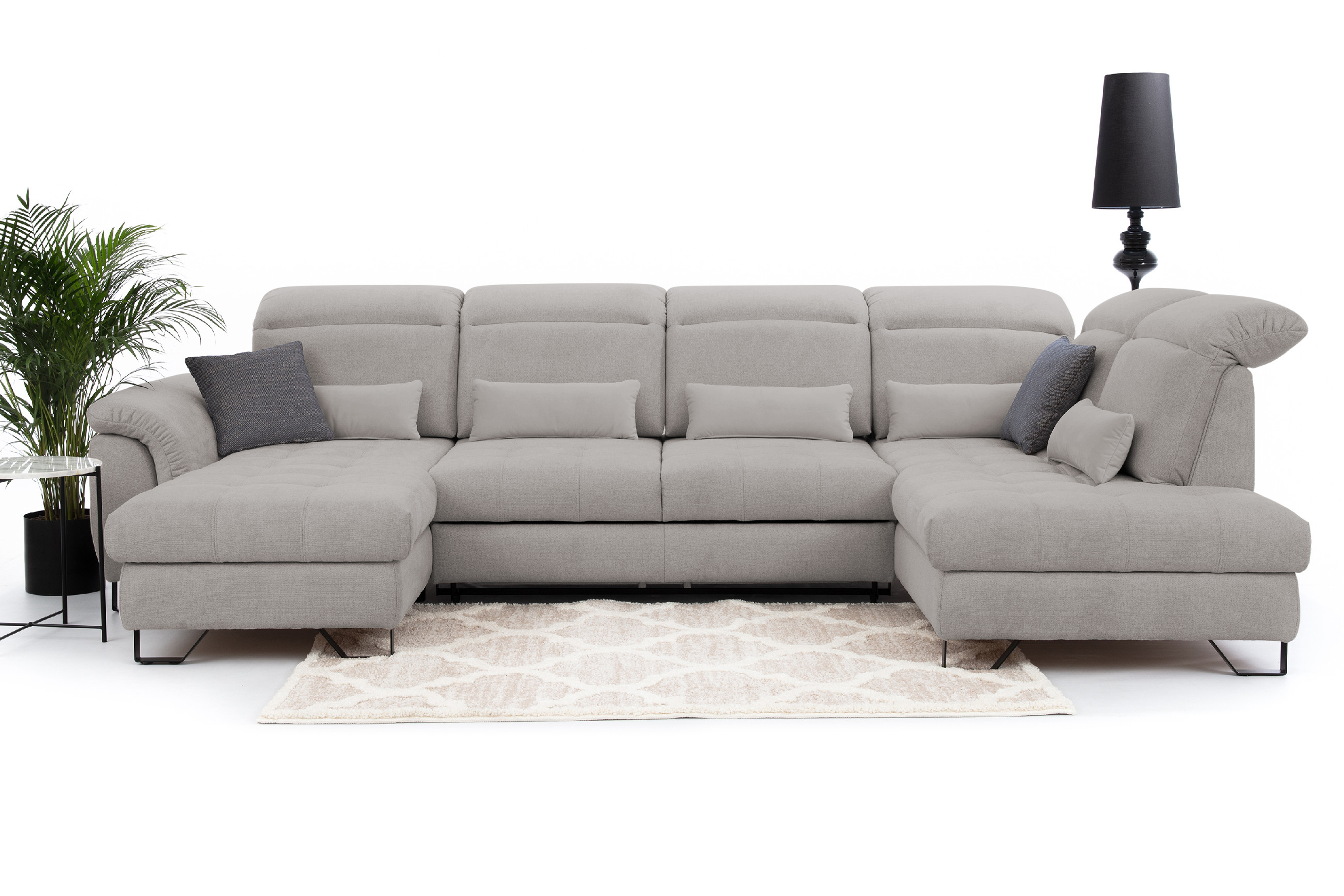 Sedací souprava Giovani do U - látka Urban Provedení: Levá U, Nožičky: Nožičky kovové - černé, látka: Urban 2