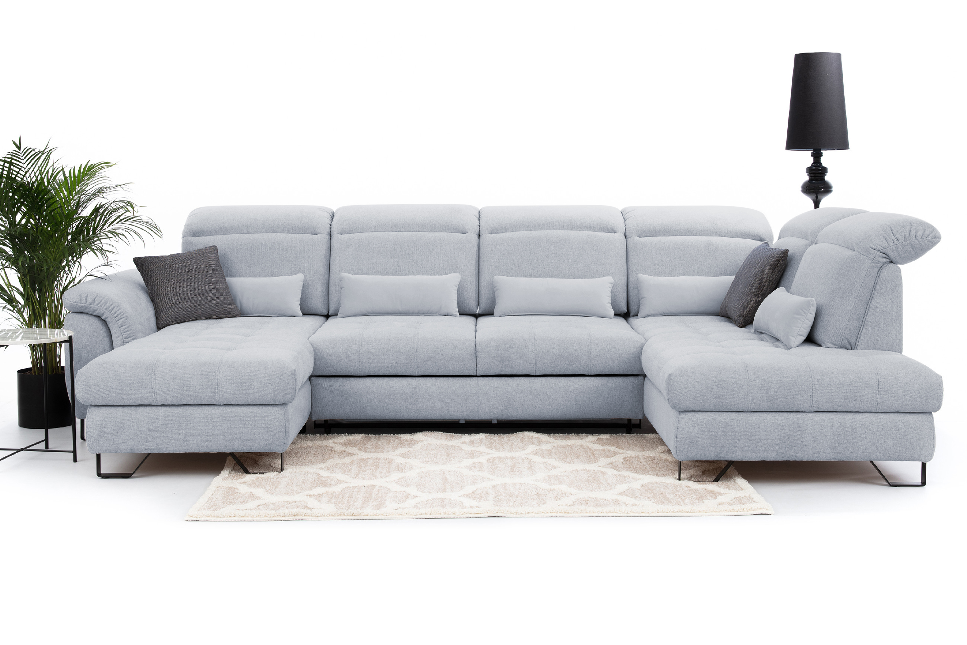 Sedací souprava Giovani do U - látka Urban Provedení: Levá U, Nožičky: Nožičky kovové - chrom, látka: Urban 4