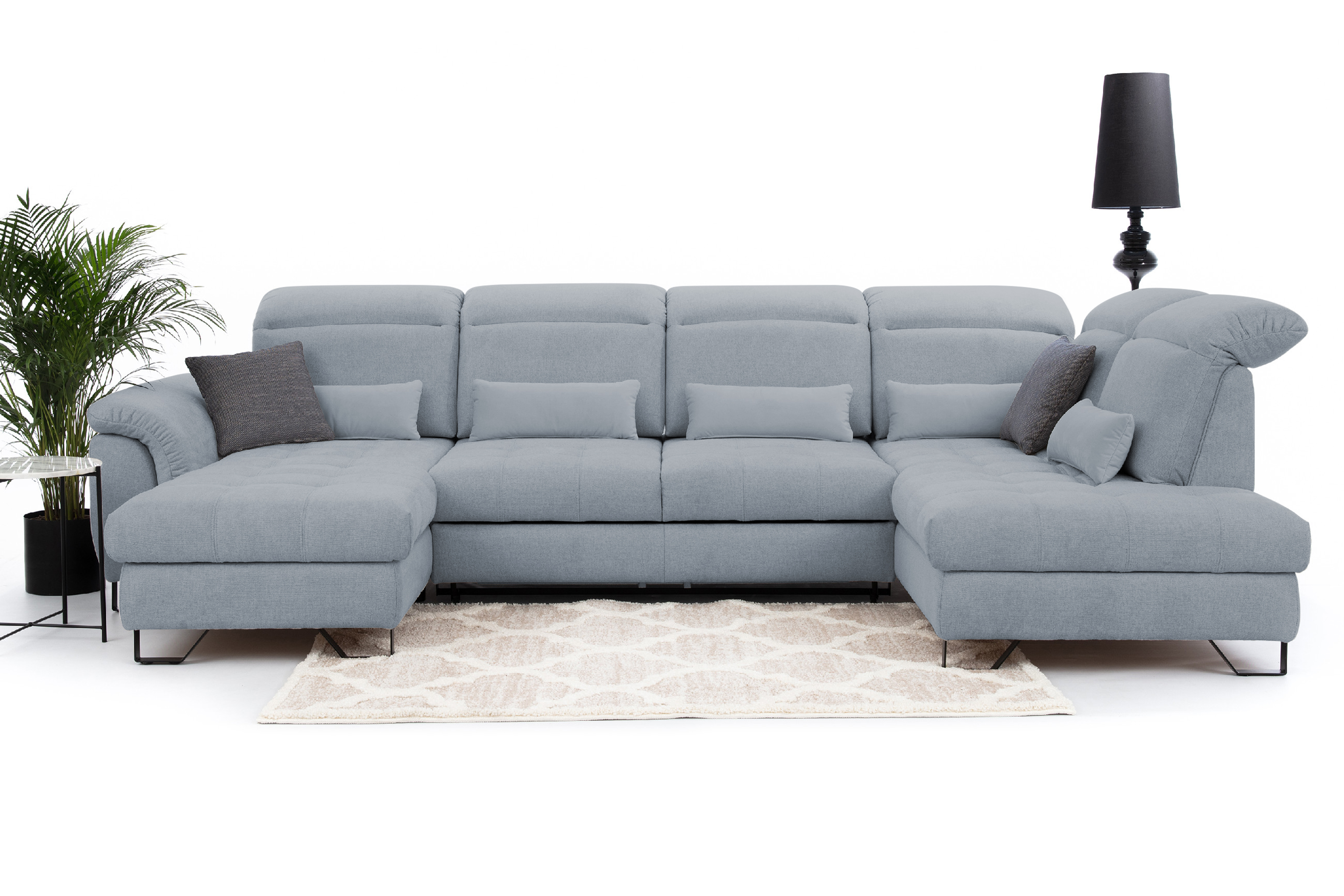 Sedací souprava Giovani do U - látka Urban Provedení: Levá U, Nožičky: Nožičky kovové - černé, látka: Urban 5