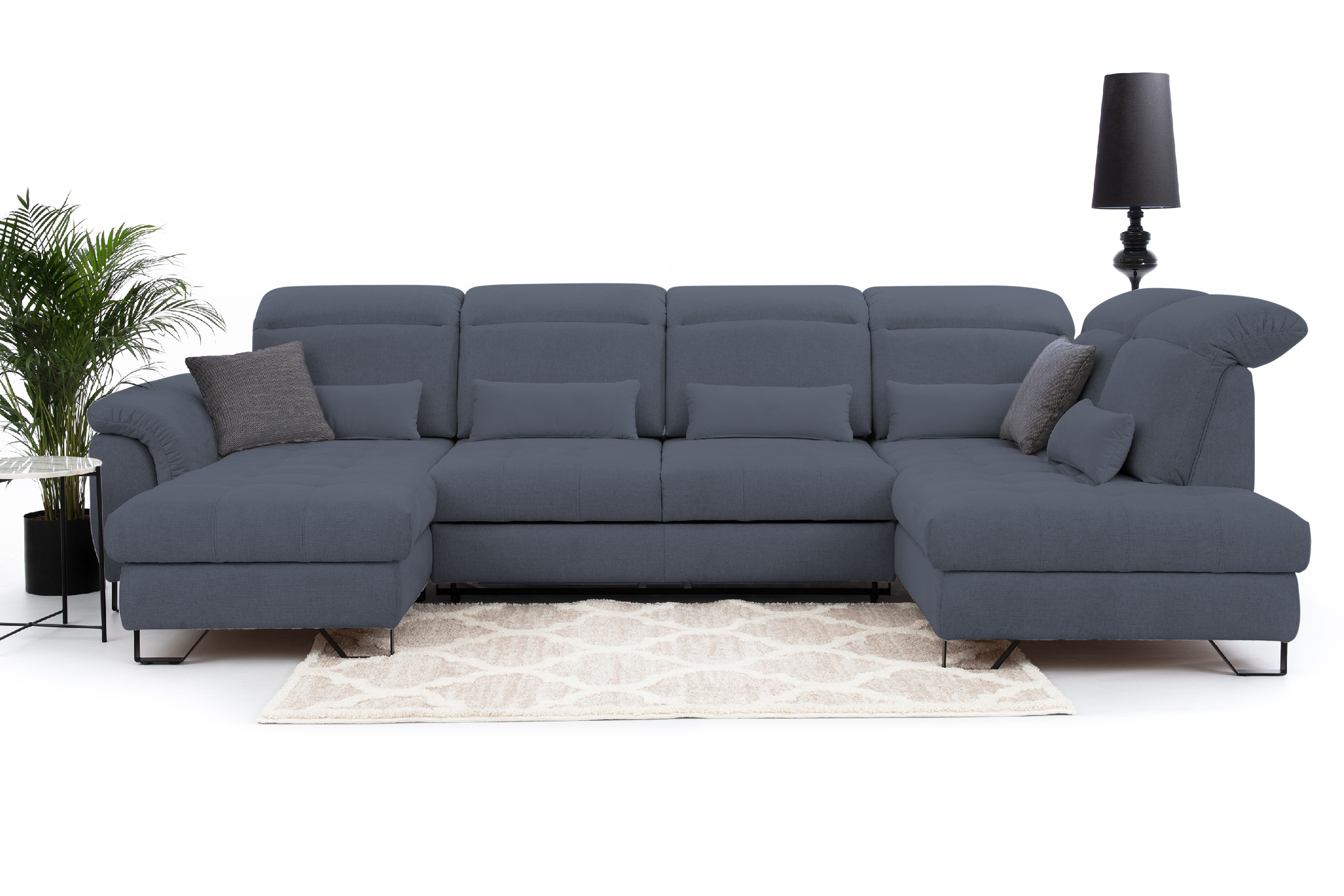 Sedací souprava Giovani do U - látka Urban Provedení: Levá U, Nožičky: Nožičky kovové - chrom, látka: Urban 6