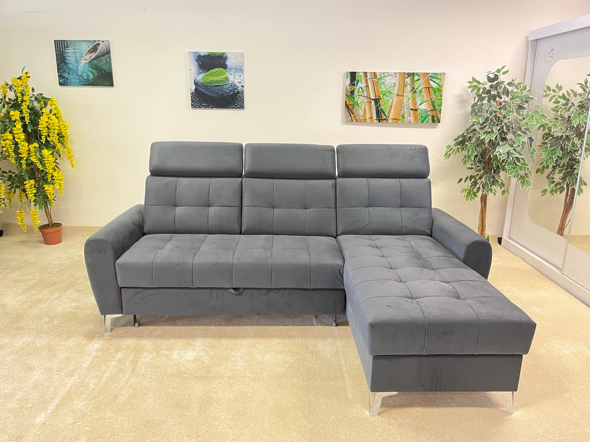 Sedací souprava Lawente Provedení: Pravá varianta, látka: RICO 1