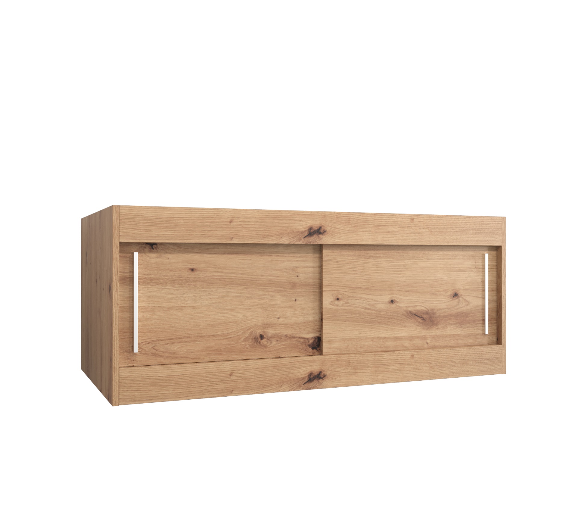 Nástavec na skříň Abi Barva korpusu: Dub artisan, Rozměry: 120 cm, Dveře: Dub artisan