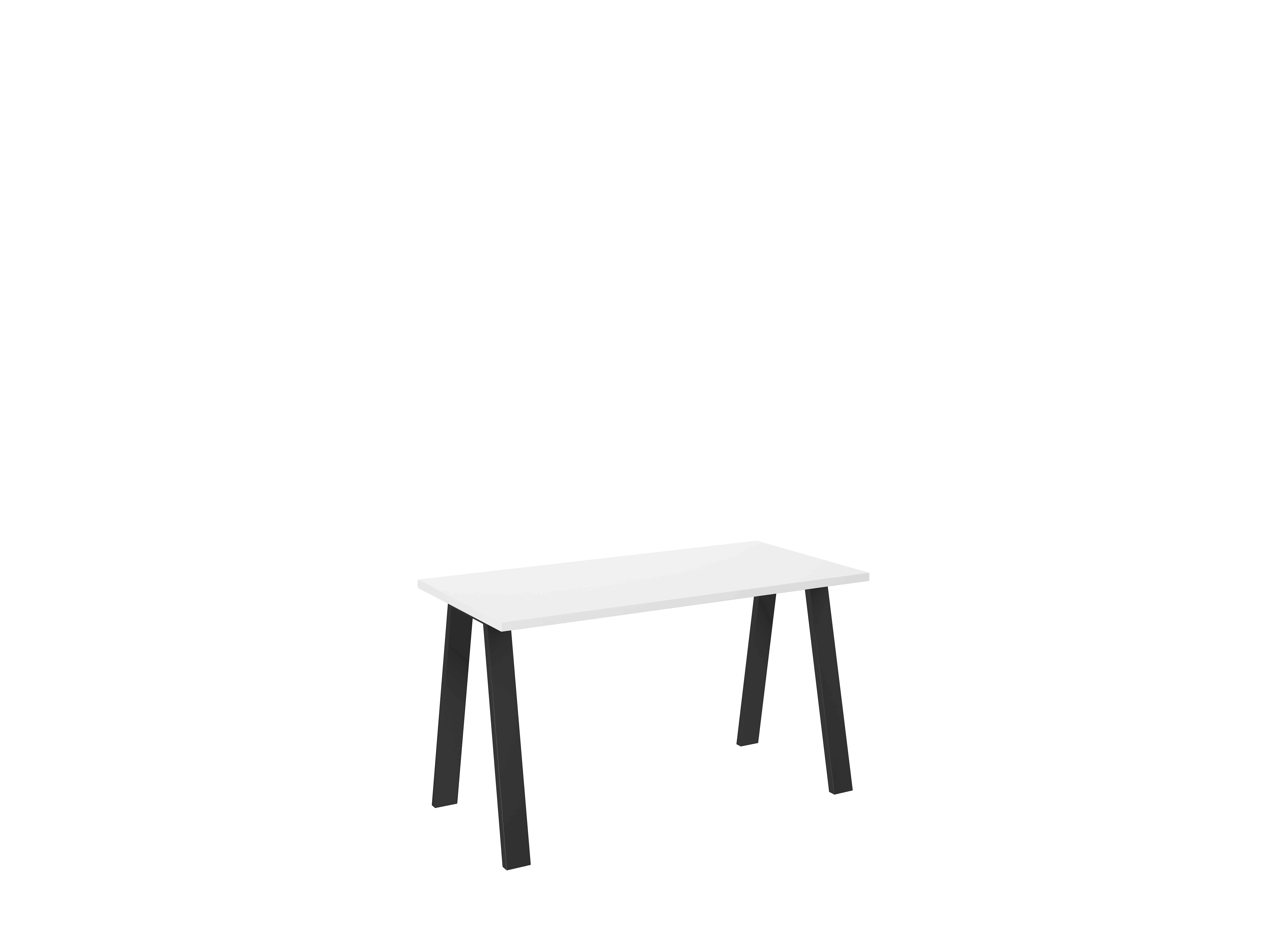 Jídelní stůl Kleo Barva korpusu: Bílá, Rozměr: 138 x 67 cm - Bílá,bílá,černá,dub artisan,dub lancelo