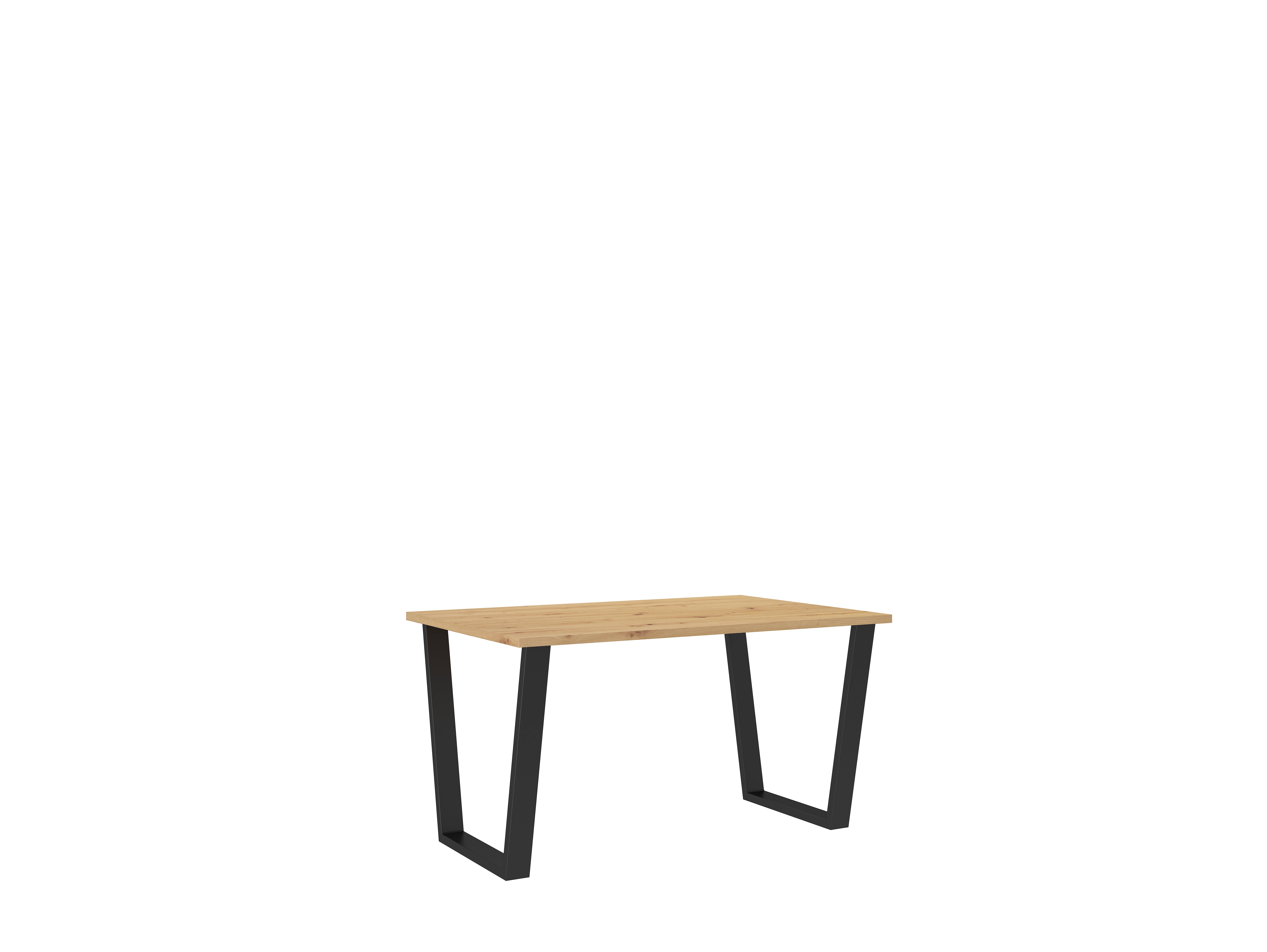 Jídelní stůl Cezar Barva korpusu: Dub - Artisan, Rozměr: 138 x 90 cm - Dub - Artisan,bílá,černá,dub 