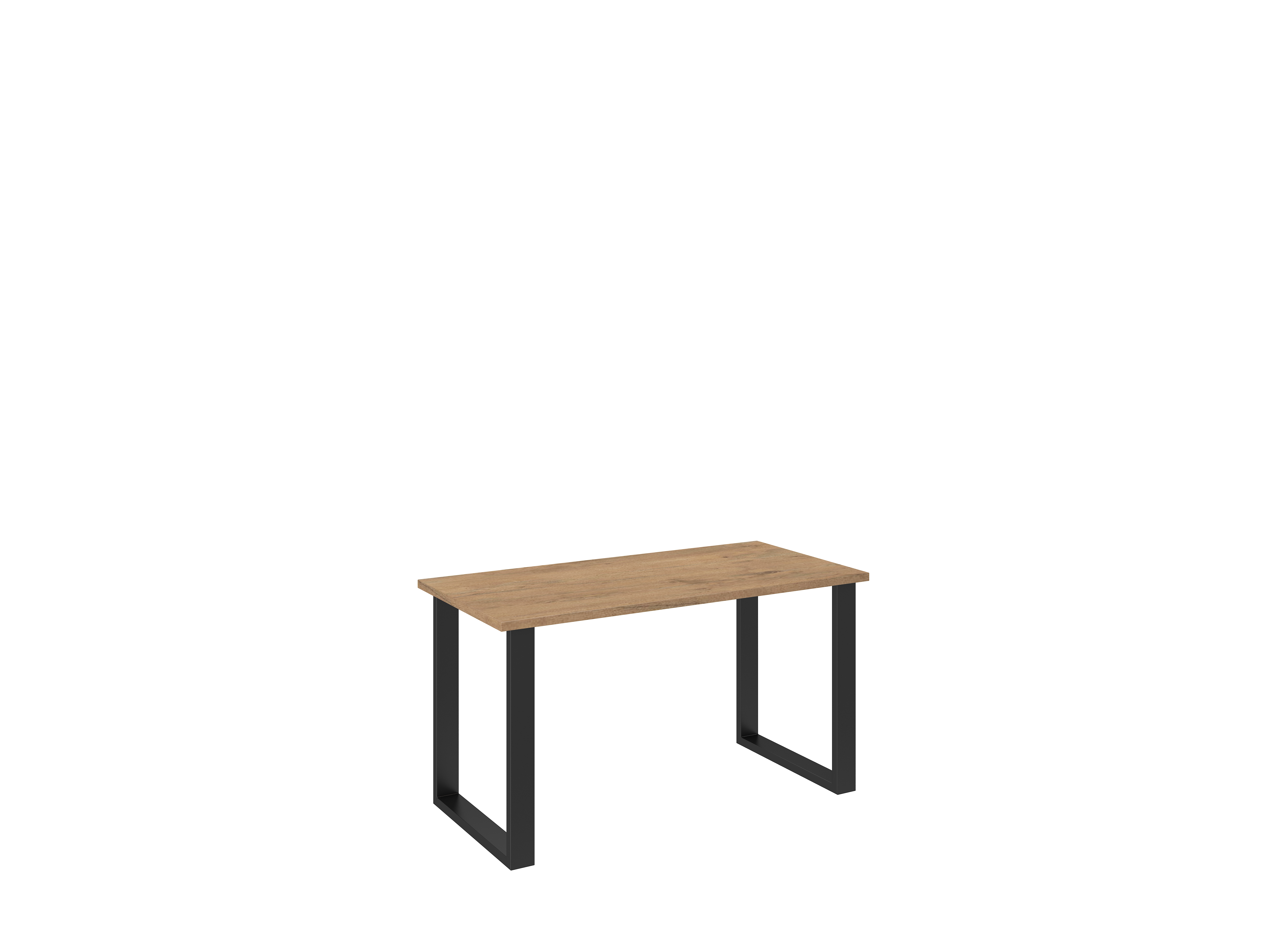 Jídelní stůl Imperial Barva korpusu: Dub - lancelot, Rozměr: 138 x 67 cm - Dub - lancelot,bílá,černá