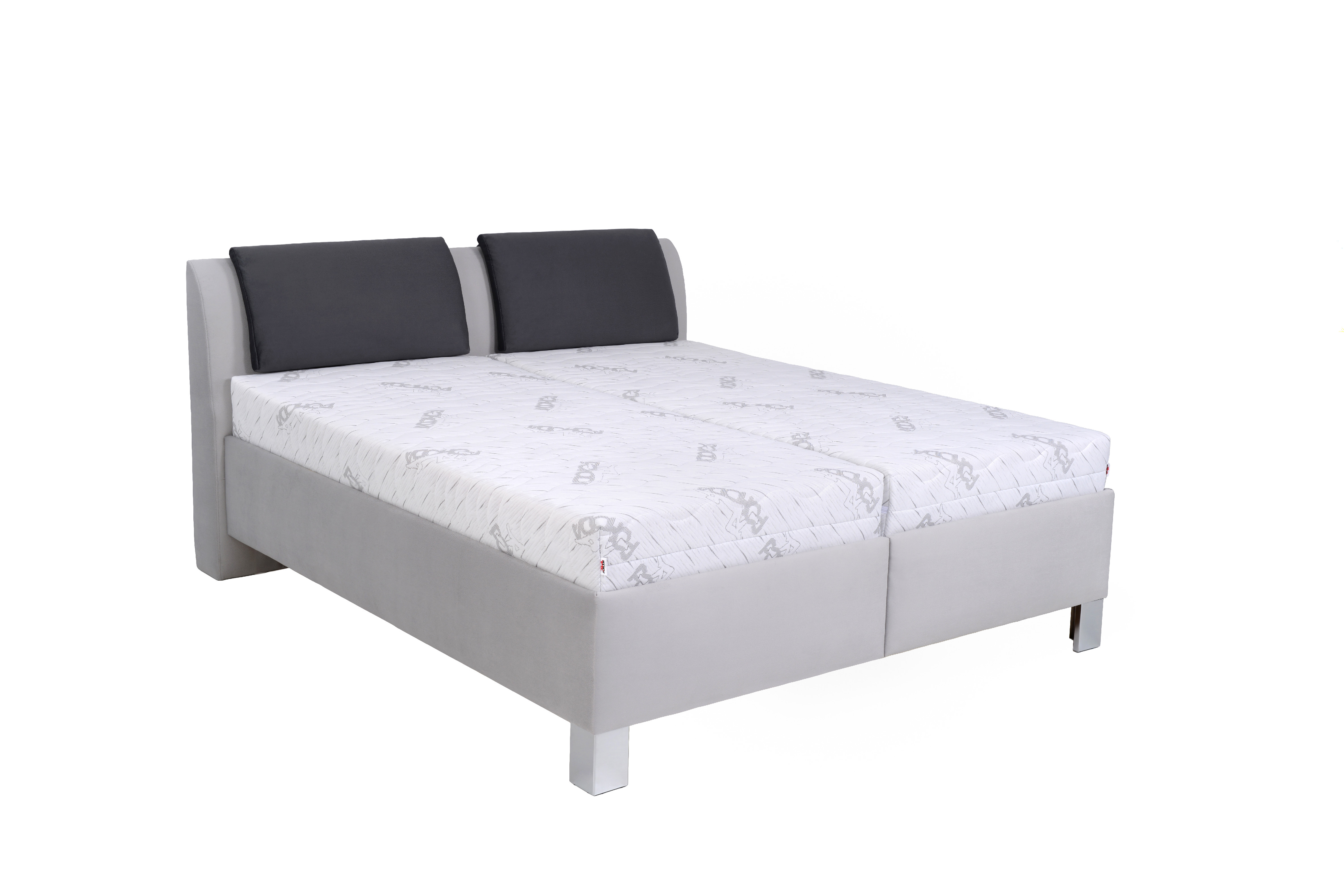 Postel Rio Rozměr: 180 x 200 cm, Matrace: Kombiflex - tvrdost 2, látka: Korpus Solar 3 + polštáře Solar 28