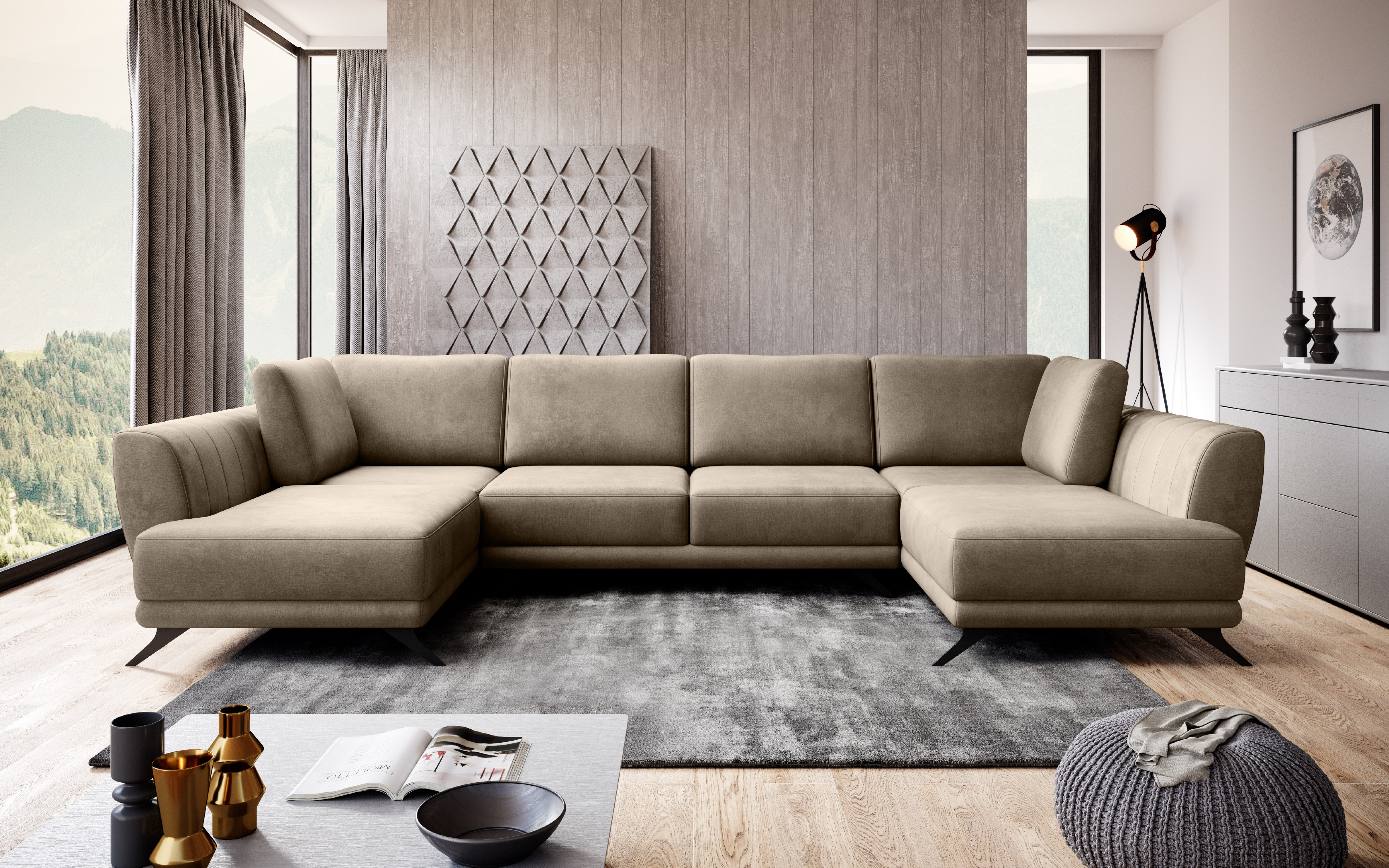 Sedací souprava Larco - souměrná látka: Nube 20