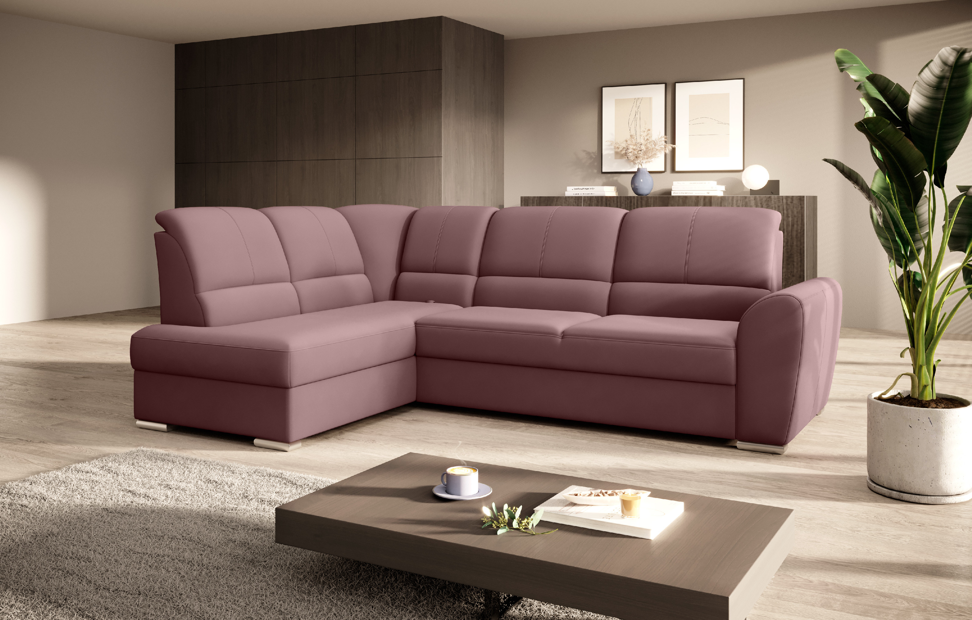 Sedací souprava Siber Provedení: Levá varianta, látka: Velvetmat 24