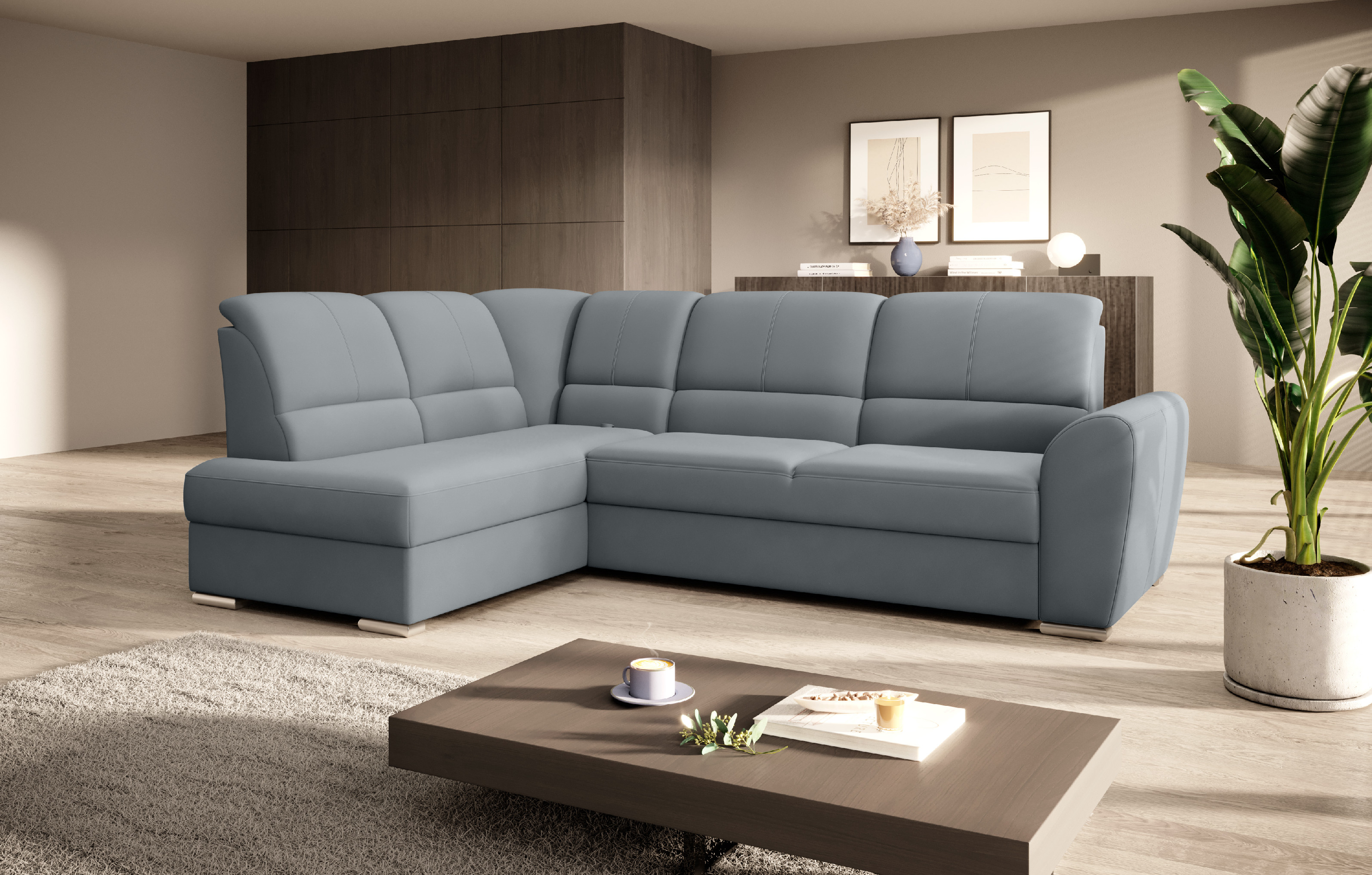 Sedací souprava Siber Provedení: Levá varianta, látka: Velvetmat 4