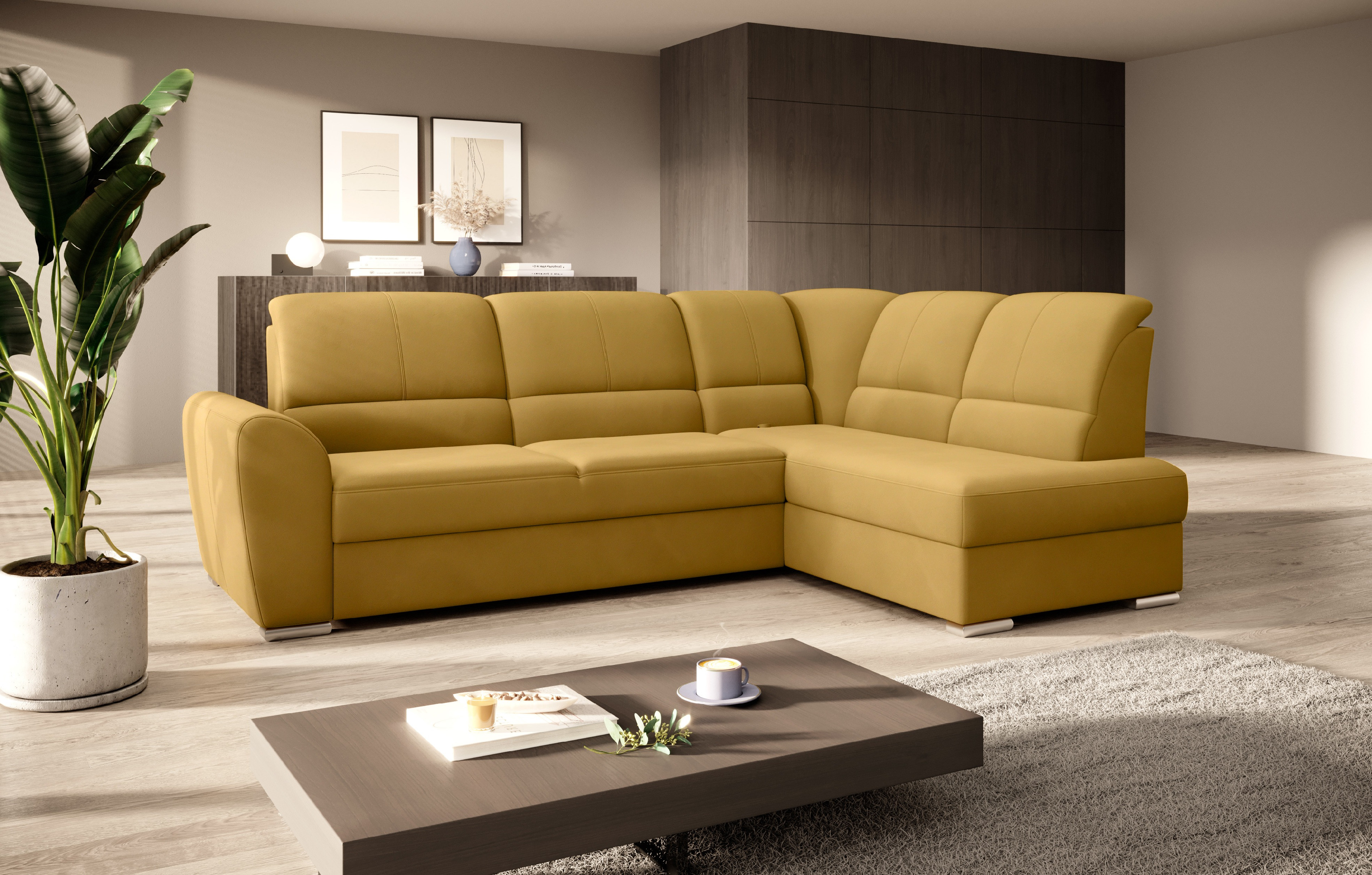 Sedací souprava Siber Provedení: Pravá varianta, látka: Loco 45