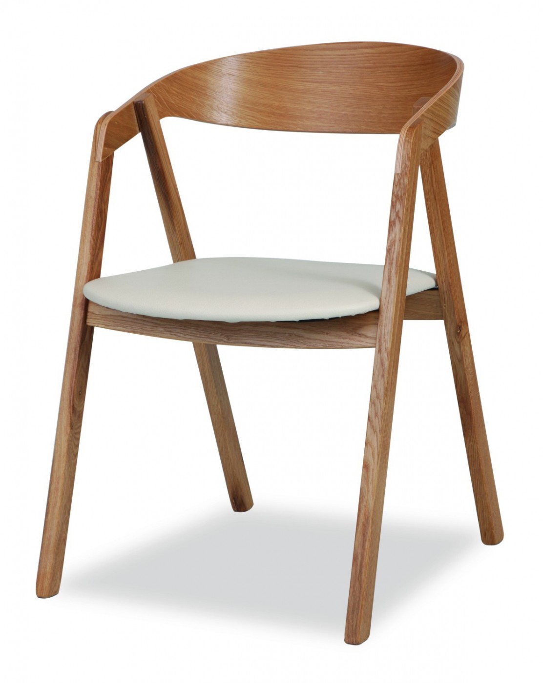 Židle Guru dub - látka Barva korpusu: Dub masiv, látka: Micra arancio - Dub masiv,Micra arancio