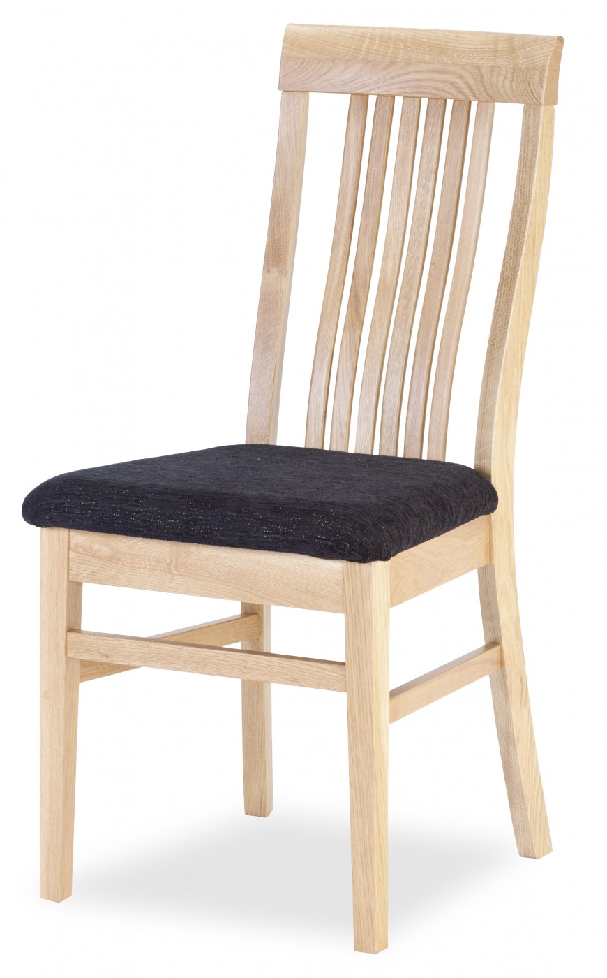 Židle Takuna - látka Barva korpusu: Dub masiv, látka: Micra arancio - Dub masiv,Micra arancio