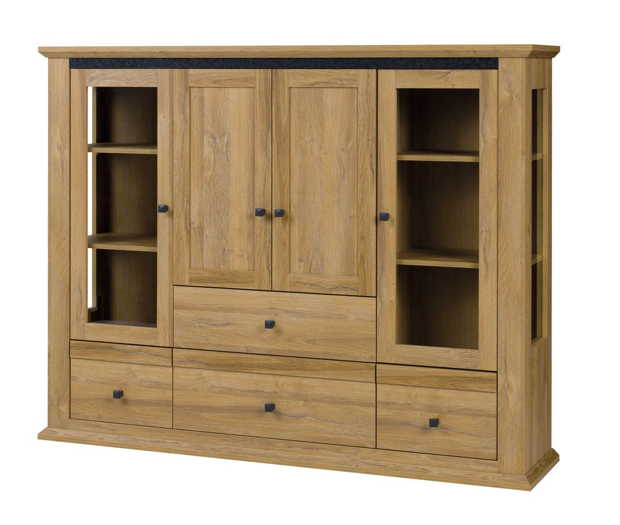 Vitrína Mezo MZ6 Barva korpusu: Dub - grand