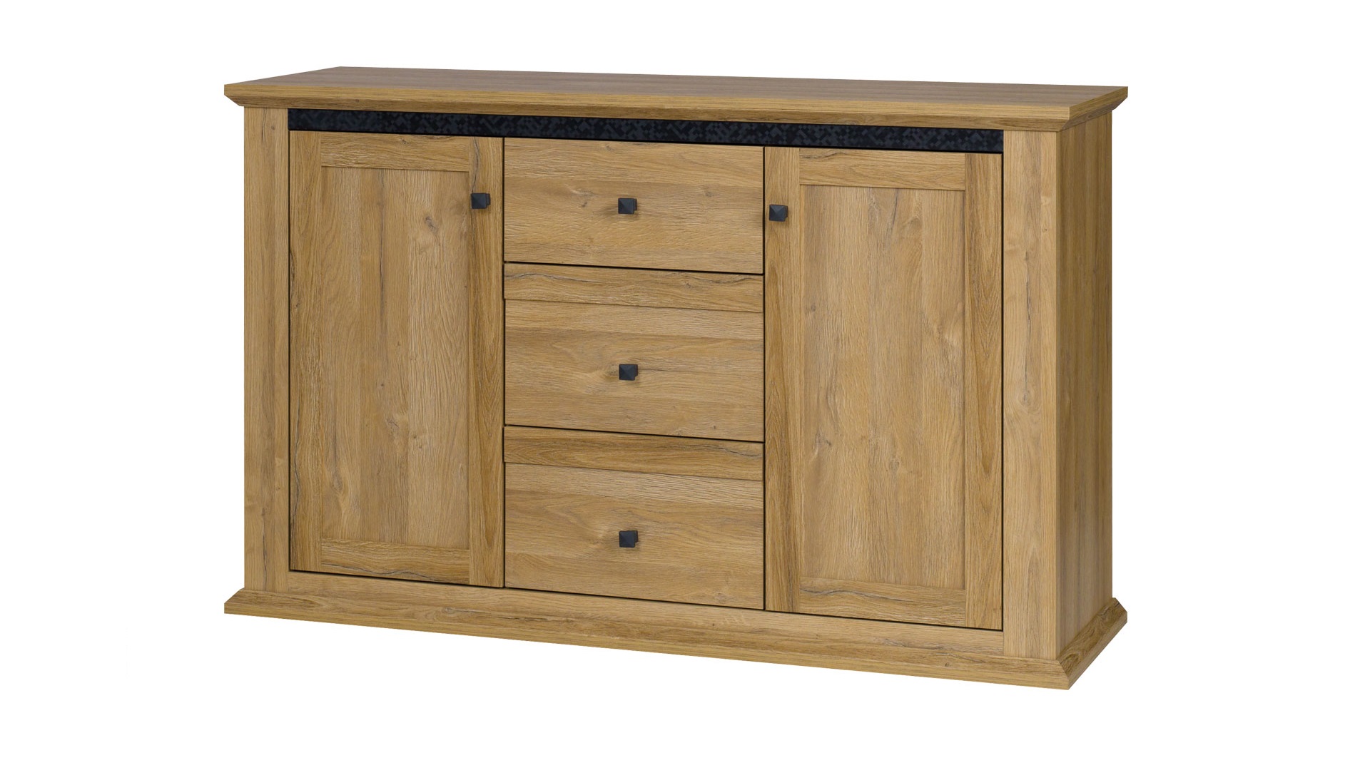 Komoda Mezo MZ11 Barva korpusu: Bílá alpská - dub grand