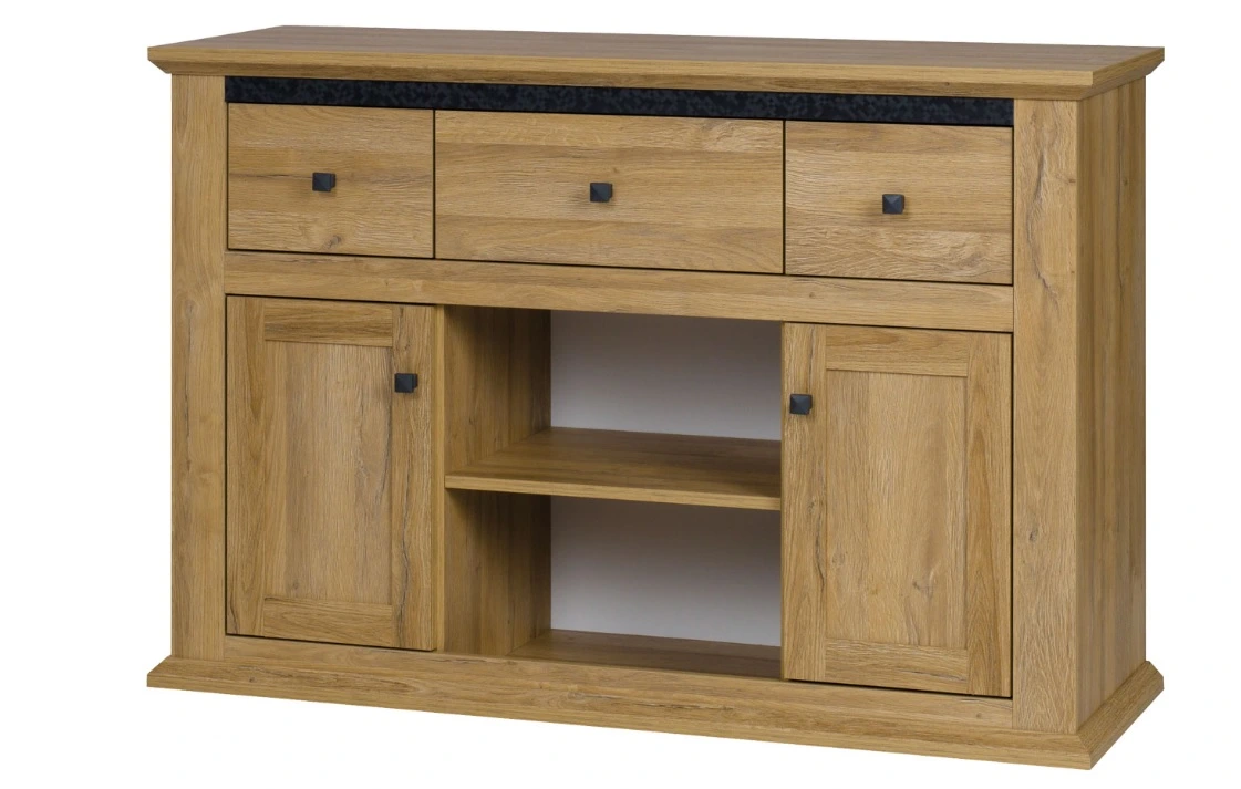 Komoda Mezo MZ12 Barva korpusu: Bílá alpská - dub grand