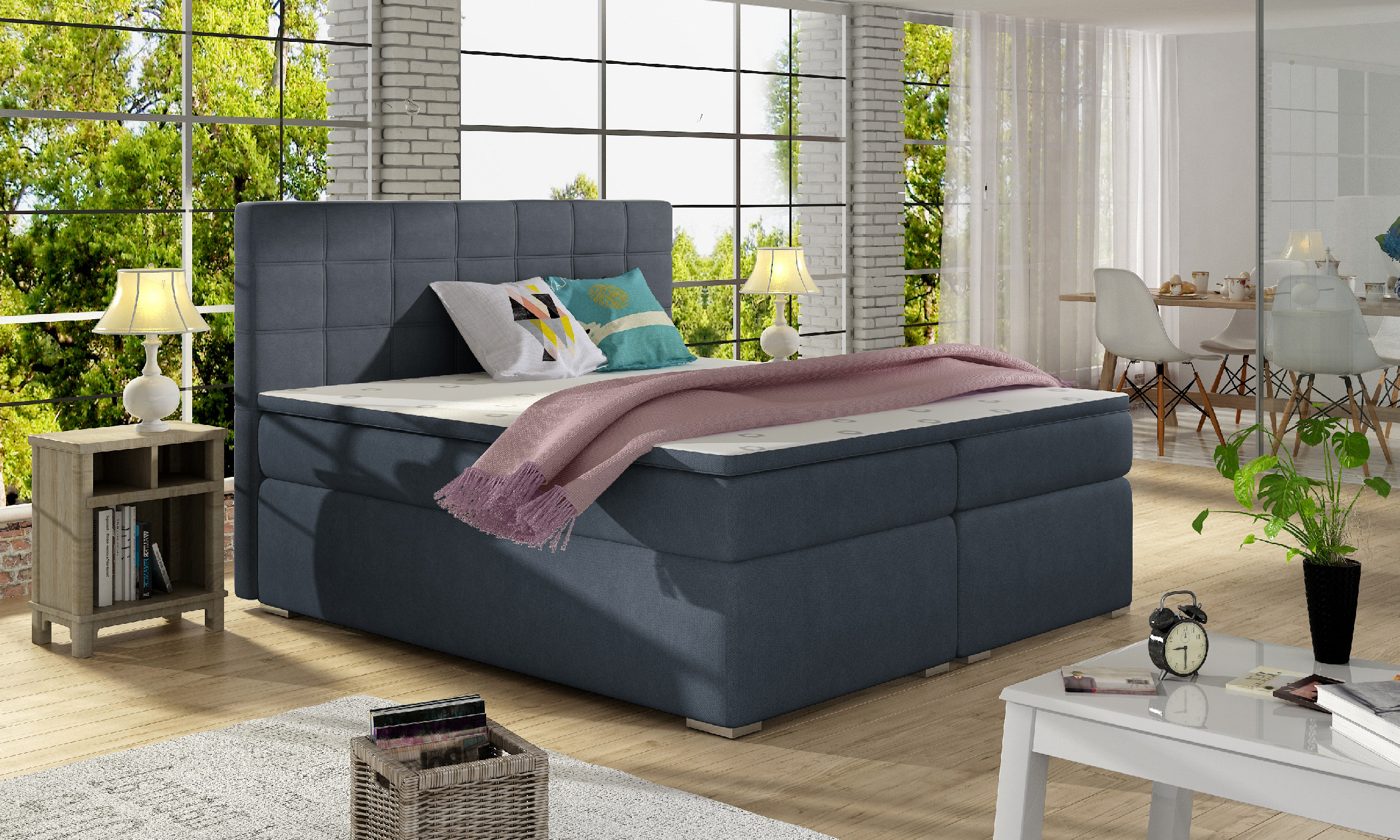 Boxspring Alice Barva korpusu: Soro 76, Rozměr: 160 x 200 cm
