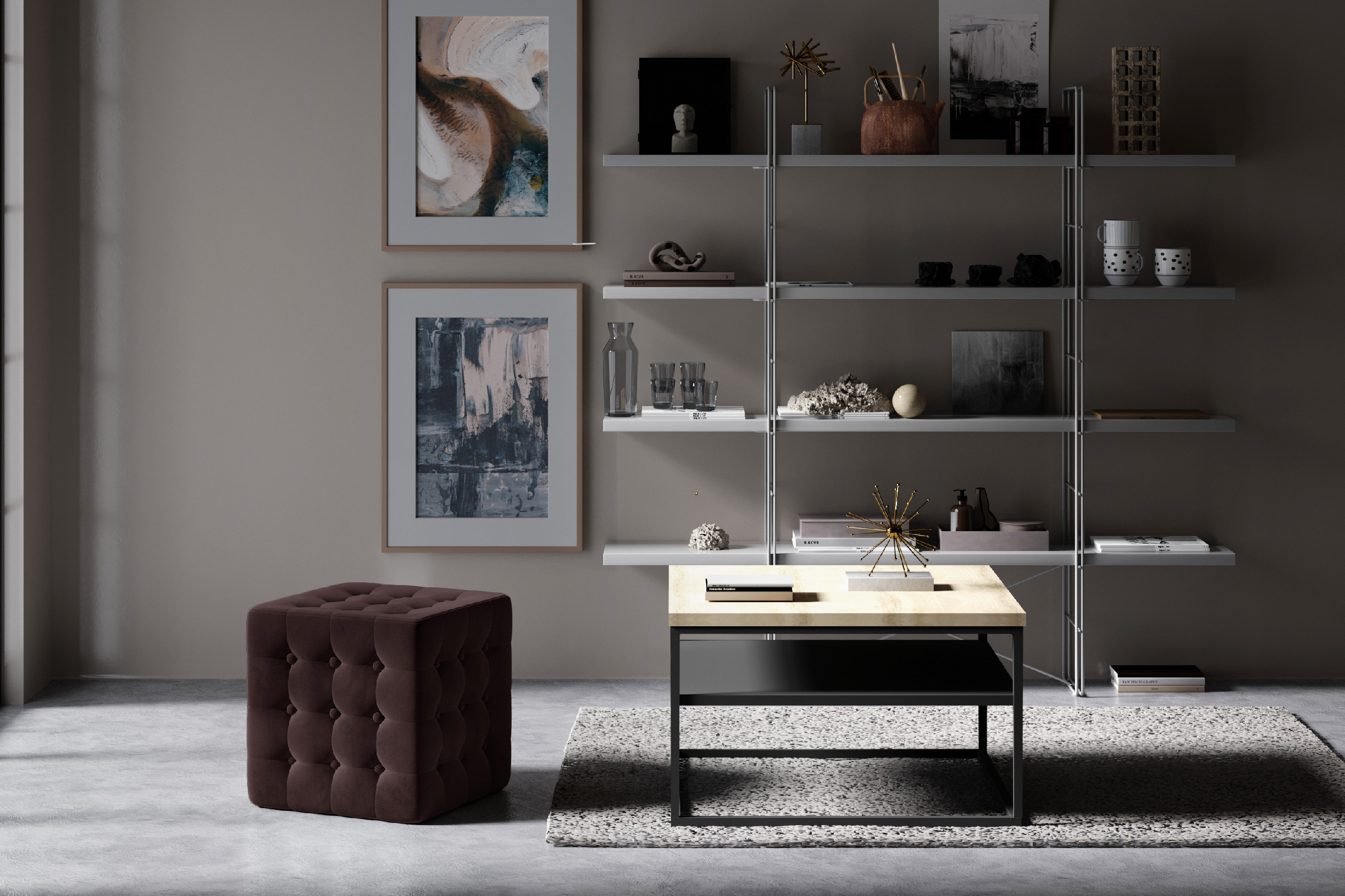 Taburet Sofia látka: Monolith 29