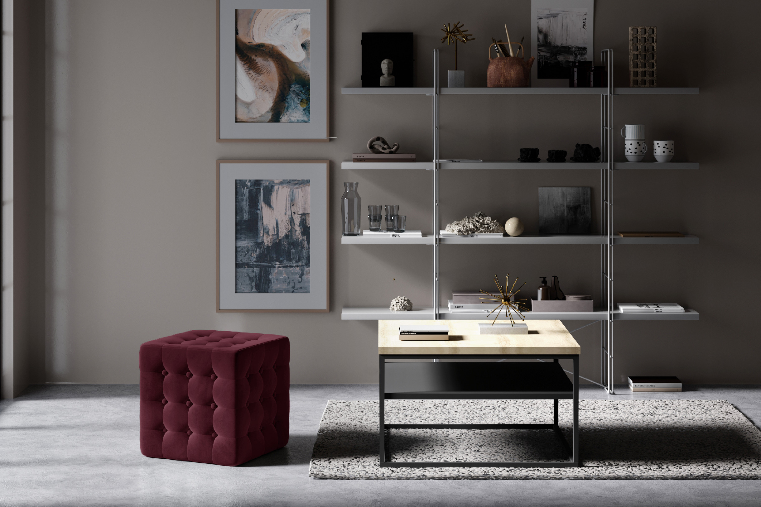 Taburet Sofia látka: MatVelvet 68