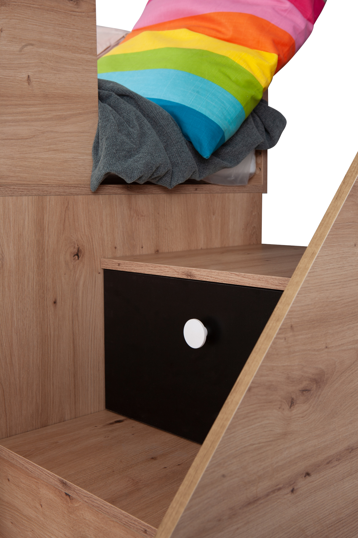 Dětský pokoj Smart 14 Barva korpusu: Dub artisan, Dveře: Černá (obrázek 6)