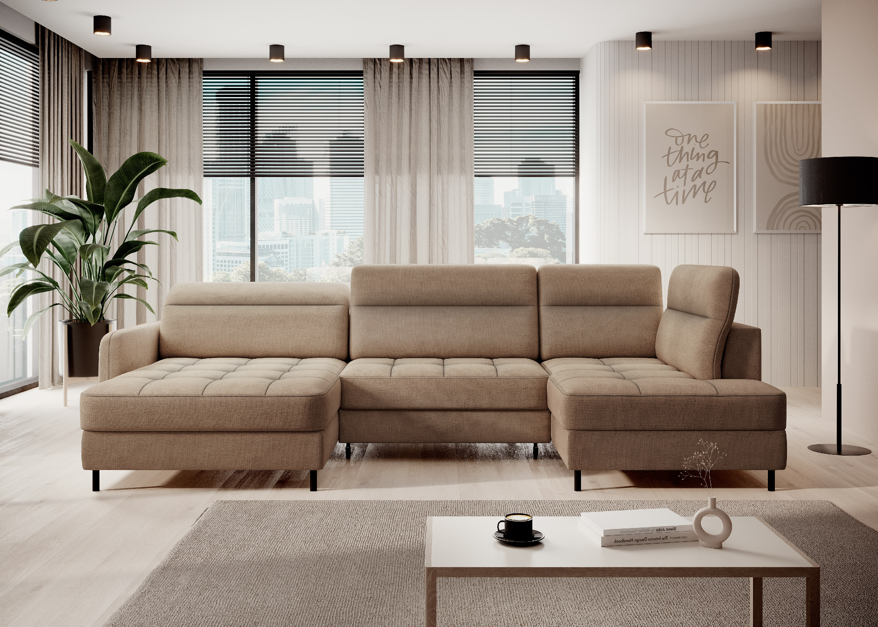 Sedací souprava Berrto Provedení: Levá U, látka: Toscany 20