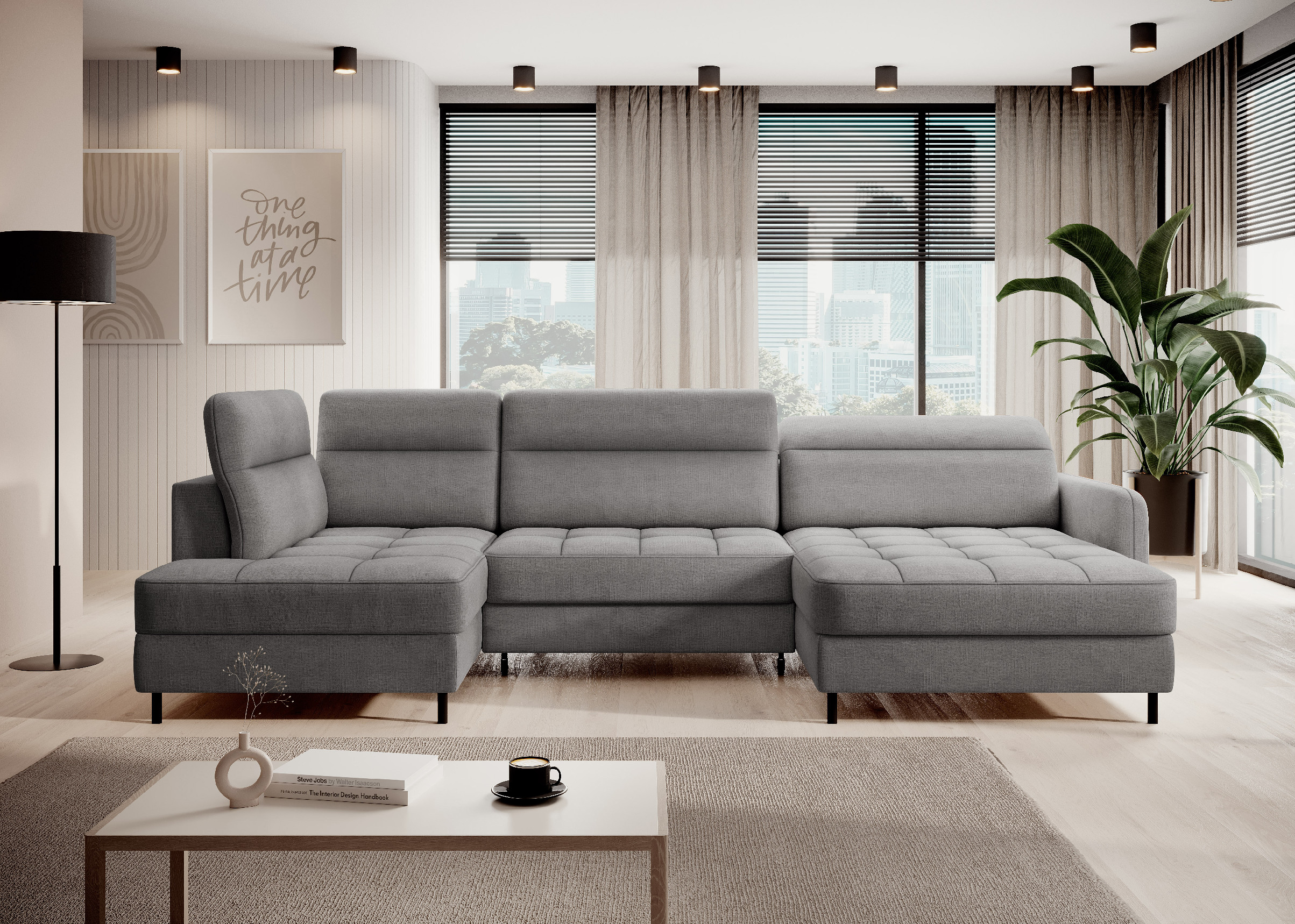 Sedací souprava Berrto Provedení: Pravá U, látka: Toscany 3