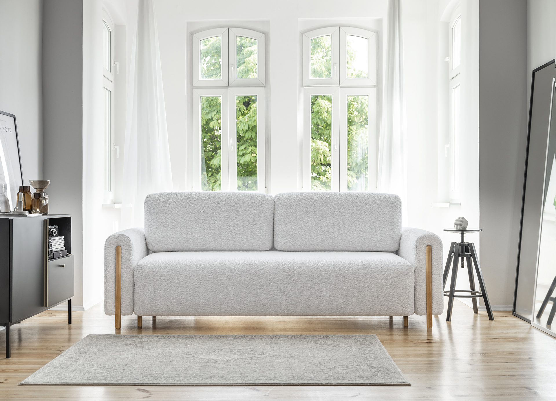 Pohovka Arcadova Nožičky: Dub, látka: Royal 3